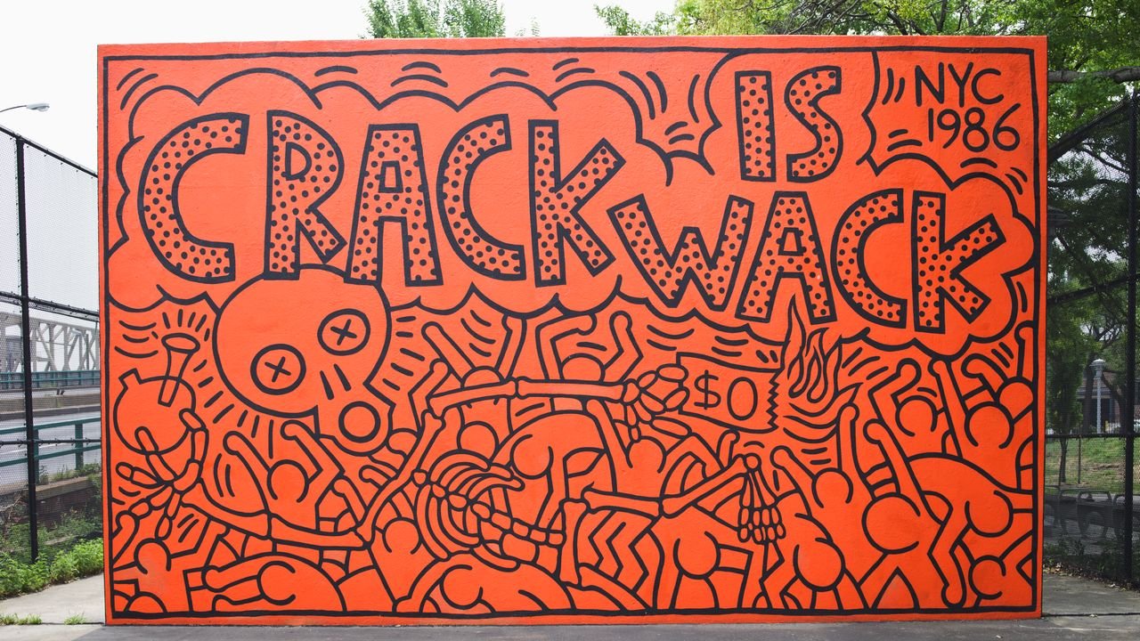 Crack is Wack by Keith Haring