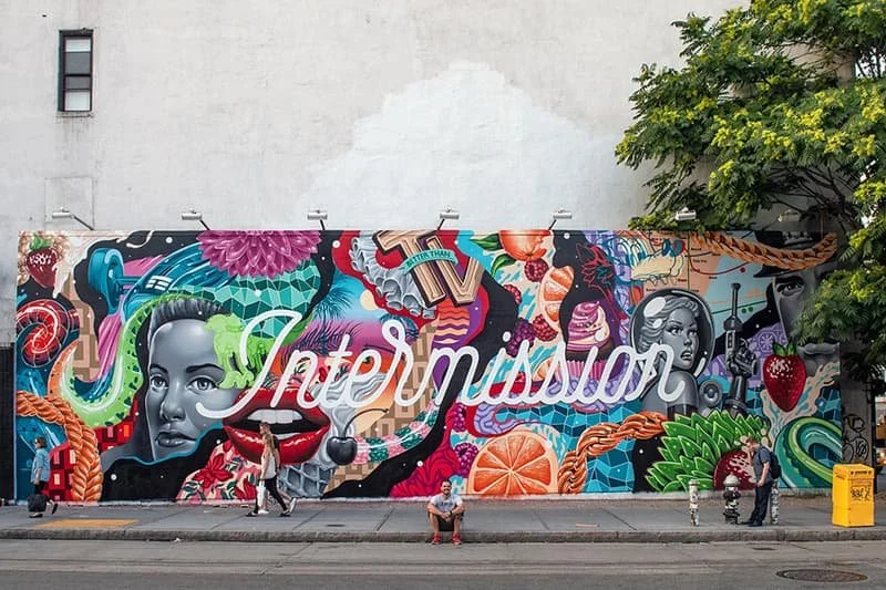 Houston Bowery Wall Mural