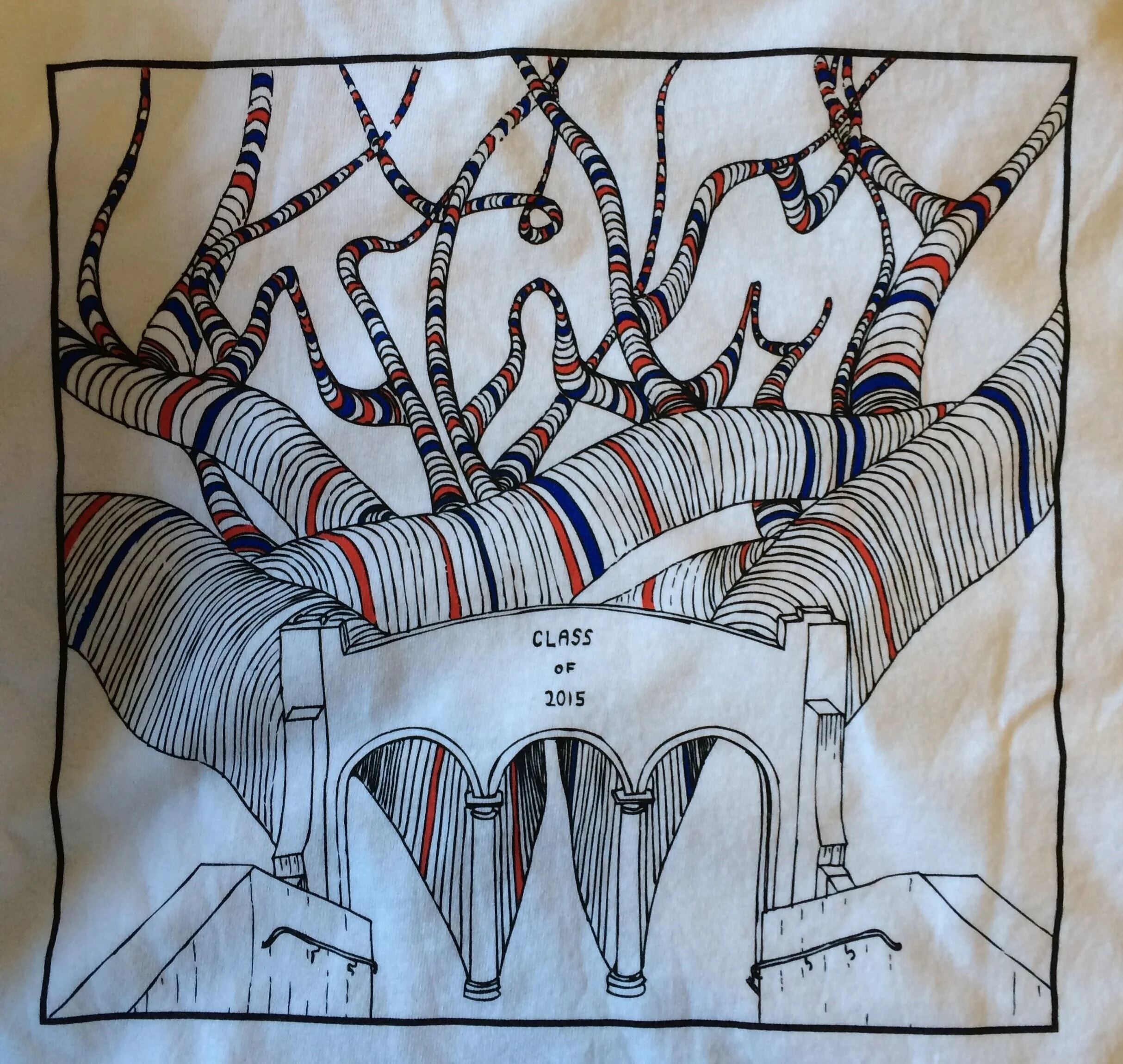 Printed Drawing on T-Shirt