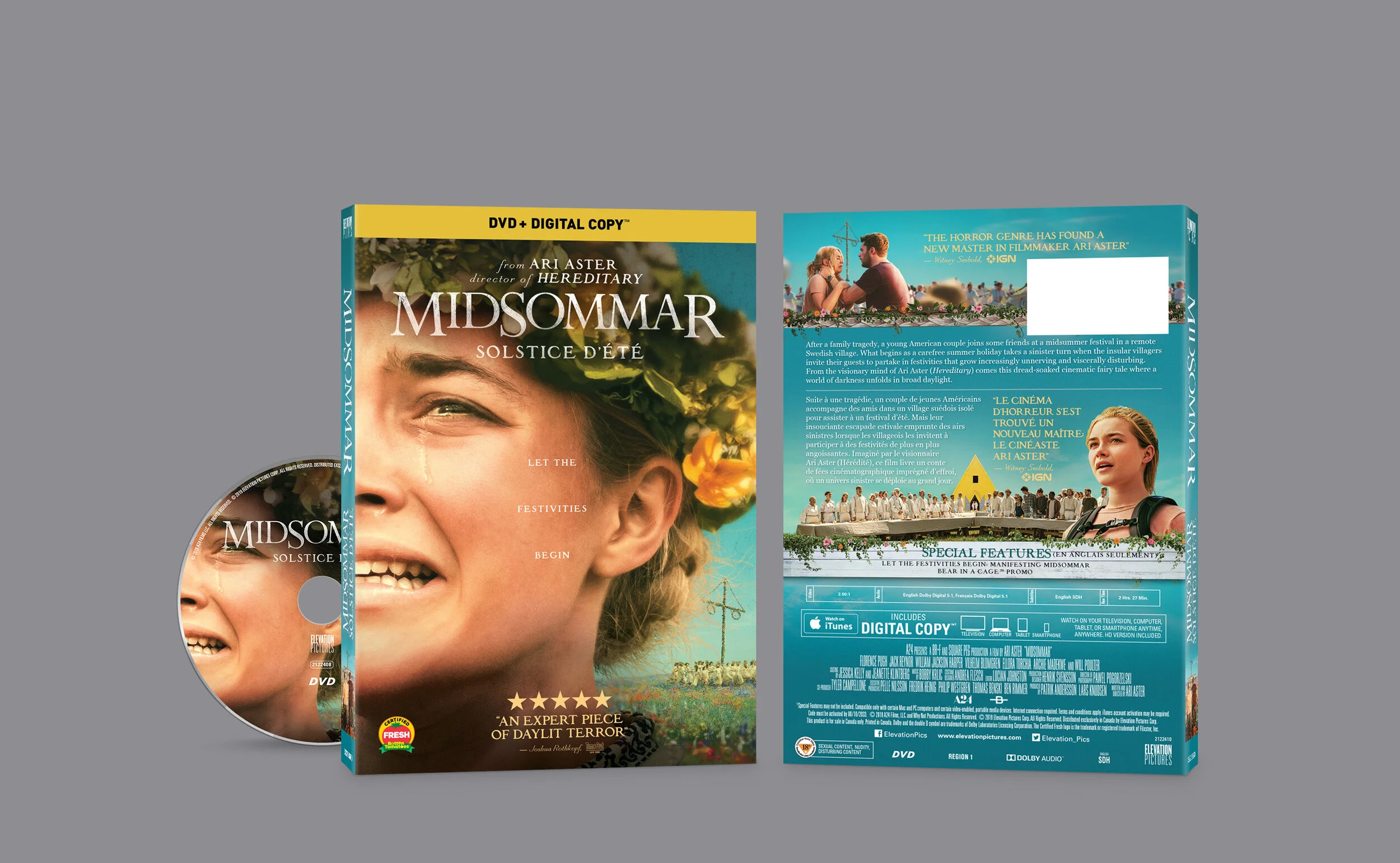 "Midsommar"
Blu-ray packaging design
Elevation Pictures