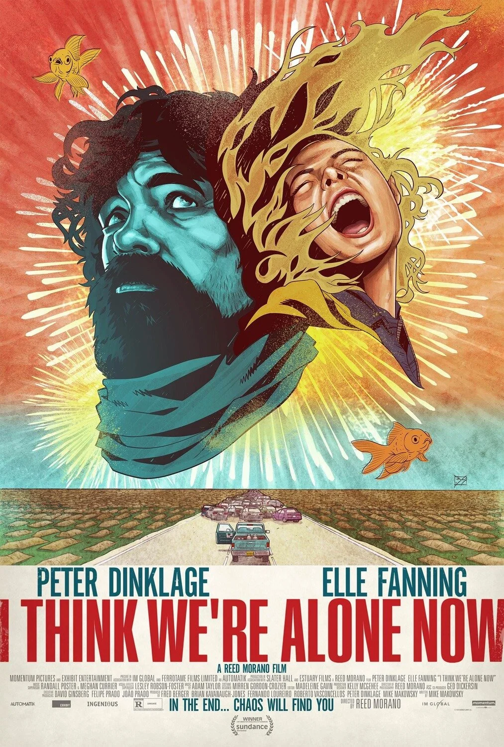 "I Think We're Alone Now"
Poster design
Momentum Pictures