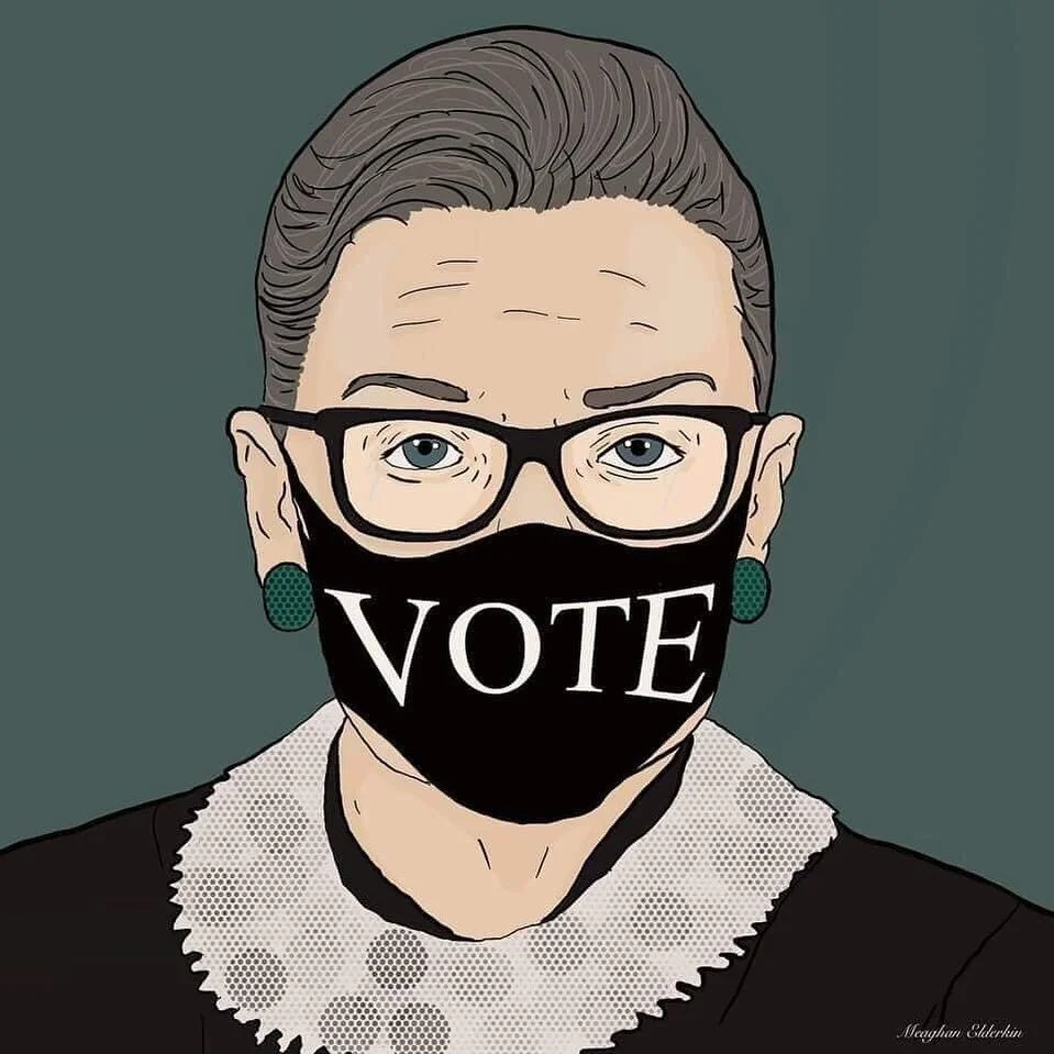 We.Must.Vote.  #notoriousrbg #vote2020rbg