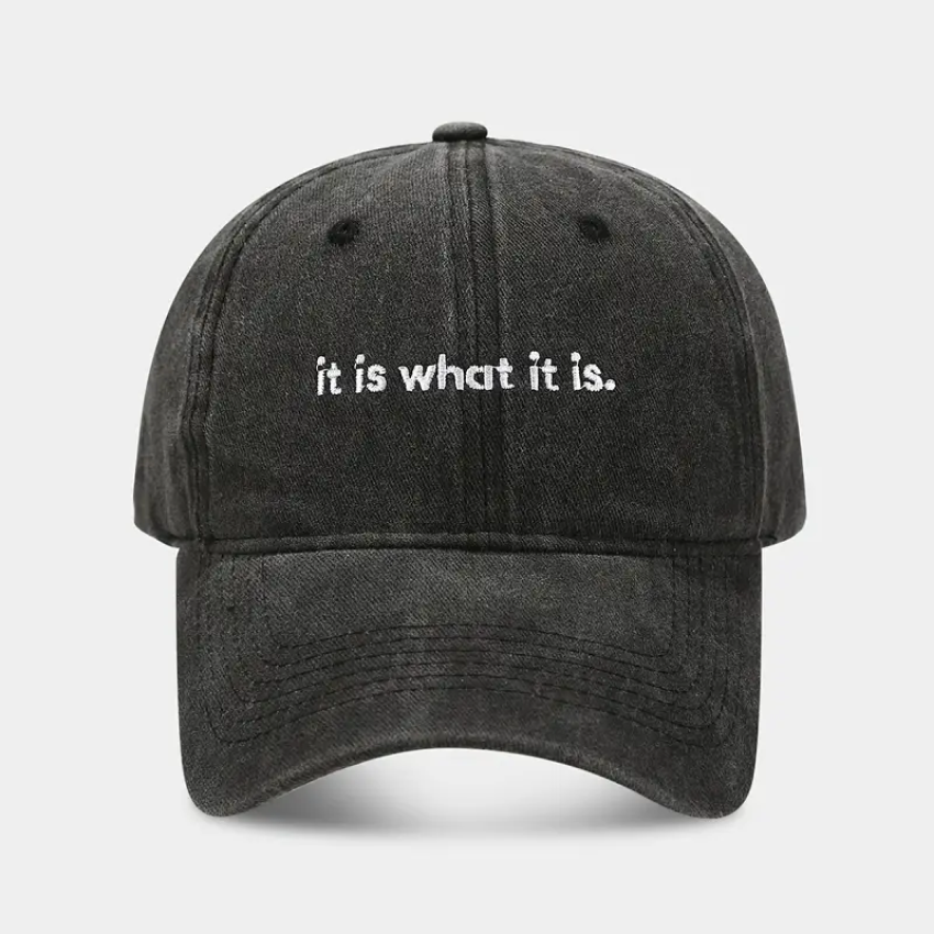 IT IS WHAT IT IS IN BLACK