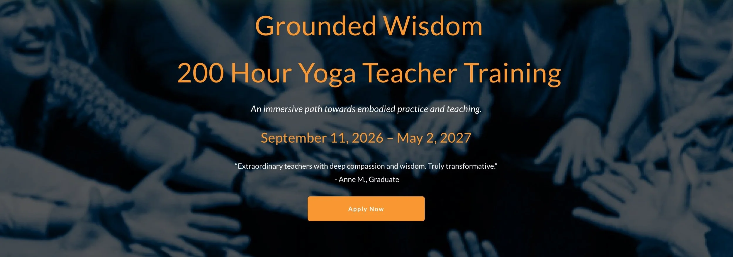 Grounded Wisdom 200hr Yoga Teacher Training (GWTT)