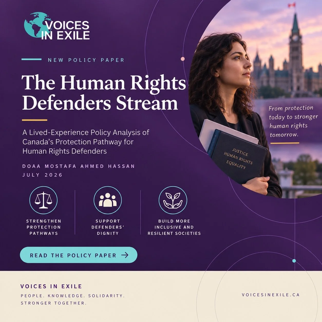      
  

 
  
     
 
 
 
 
 The Human Rights Defenders Stream &mdash; Voices Policy Paper Unit 
 
 
 
 
/* ============ TOKENS &mdash; purple identity (unchanged from source) ============ */
:root{
  --ink:#25212B;             /* Charcoal */
  --na