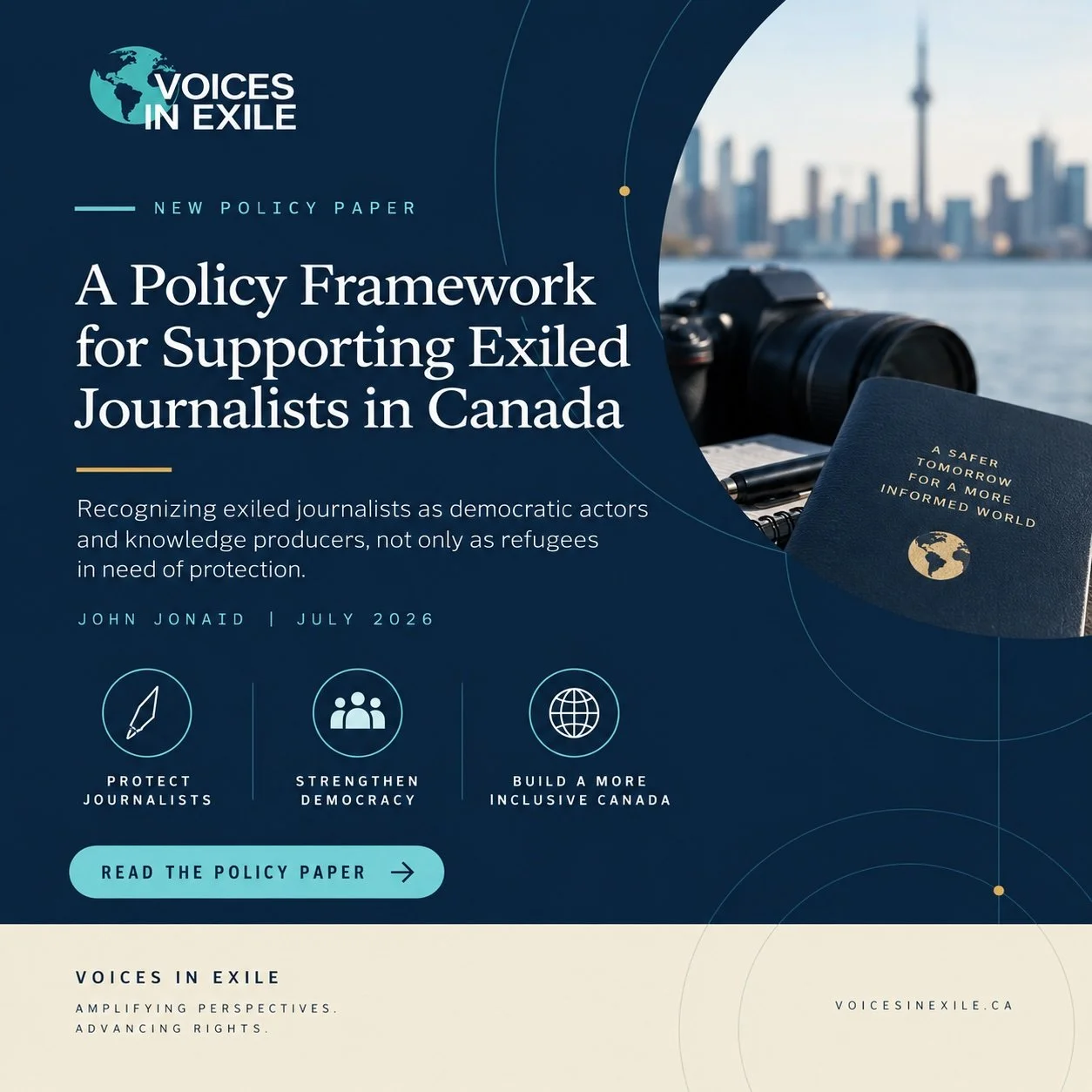      
  

 
  
     
 
 
 
 
 Supporting Exiled Journalists in Canada &mdash; Voices Policy Paper Unit 
 
 
 
 
:root{
  --ink:#1E2530; --navy:#1B2A45; --night:#14213D; --night-2:#1C2E4F;
  --paper:#F7F2E9; --paper-2:#EFE7D5; --paper-3:#E3D6BE; --car