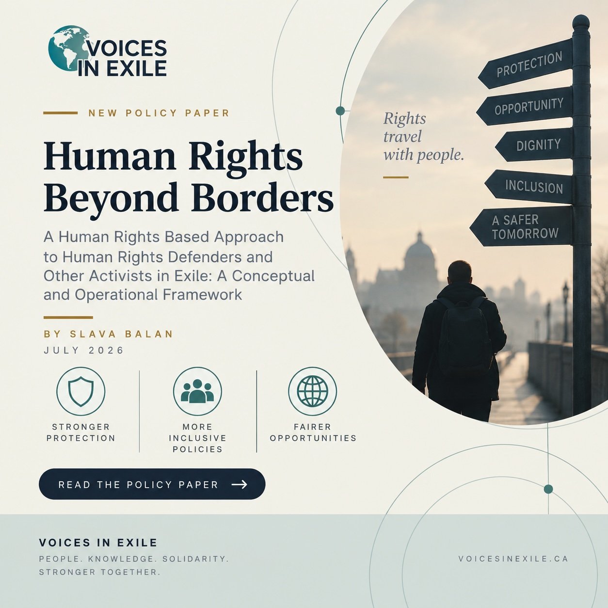      
  

 
  
     
 
 
 
 
 Human Rights Based Approach to Human Rights Defenders and Other Activists in Exile — Voices in Exile 
 
/* ============ TOKENS — slate / brass legal-framework identity ============ */
:root{
  --ink:#161B22;             