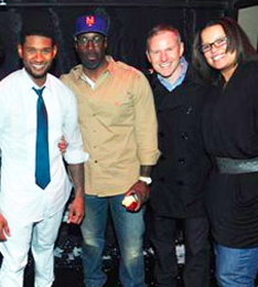 Musical powerhouse Usher is a visionary with a great team behind him. He always sees what he wants and goes for it.