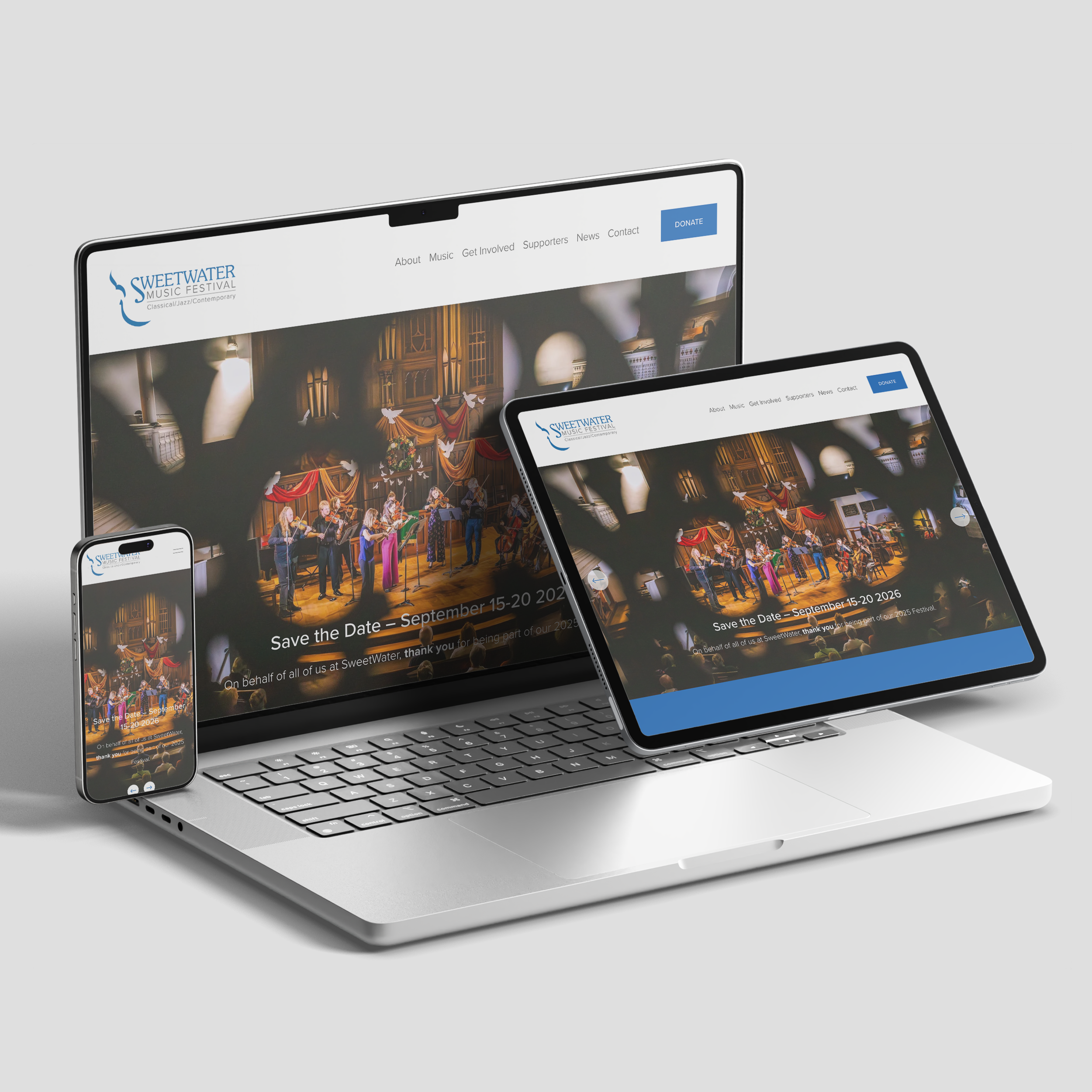 Squarespace Website Rebuild & Maintenance | SweetWater Music Festival