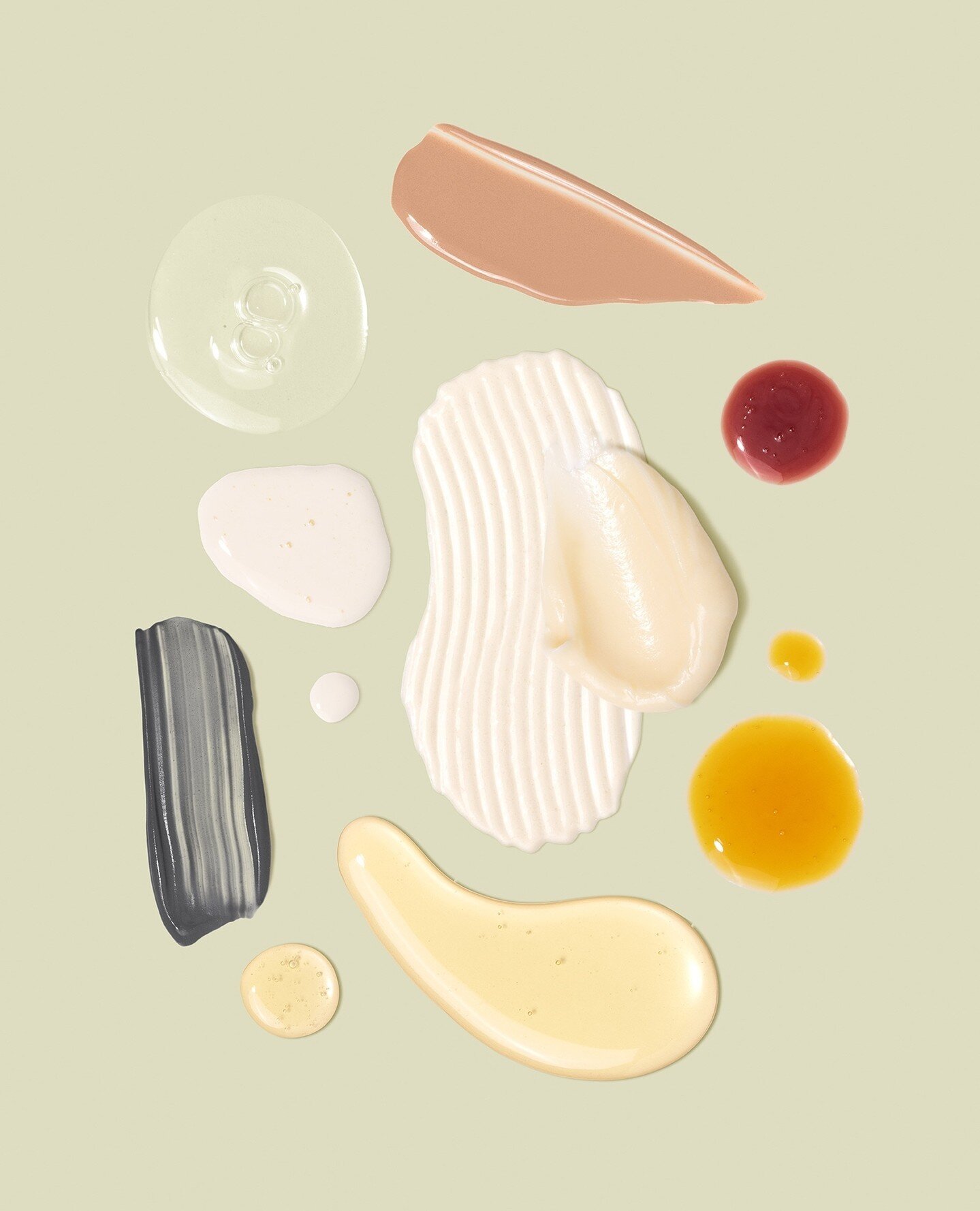 Skincare textures for @thedailyco