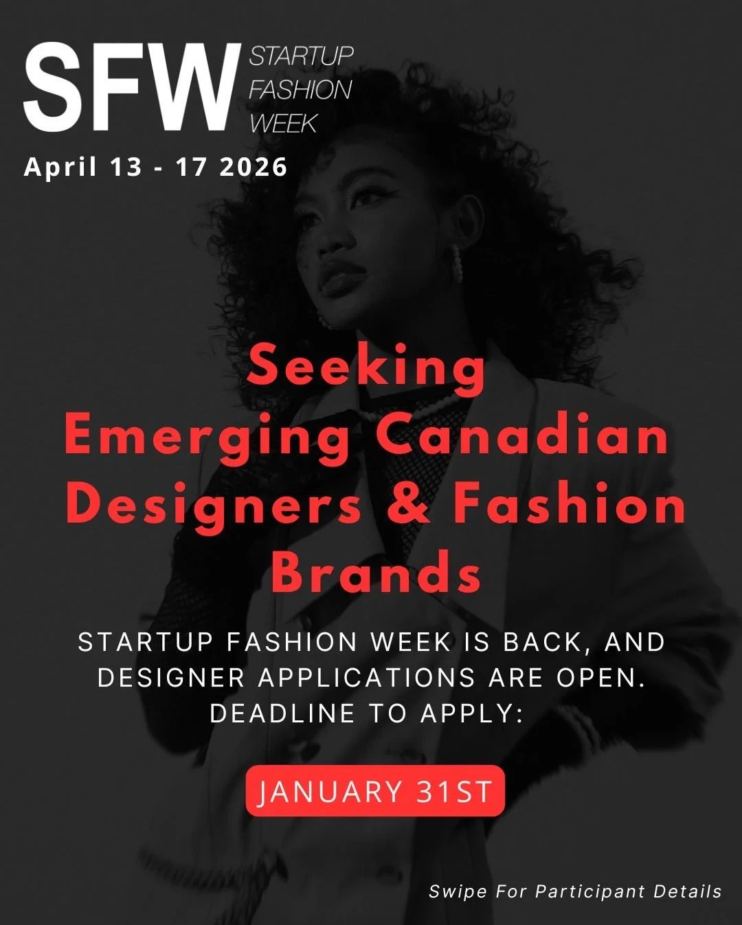 Startup Fashion Week is calling in the bold.

We are looking for forward-thinking designers and fashion businesses who believe fashion is more than aesthetics. We want fashion businesses that see fashion as both a creative practice and a catalyst for