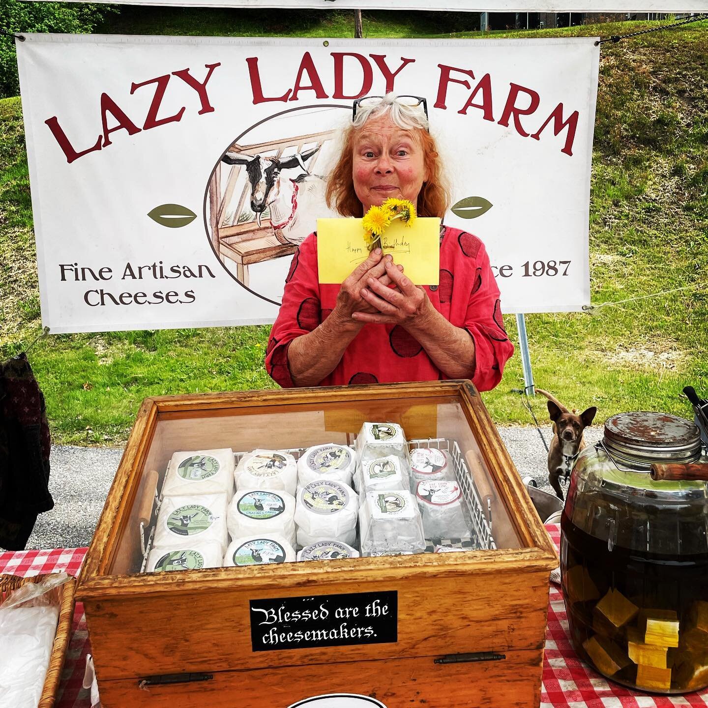 Happy Birthday to the one, the only, @lazy_lady_farm! ❤️

#goatcheese #knowyourfarmers #farmersmarketsareessential #montpeliervt