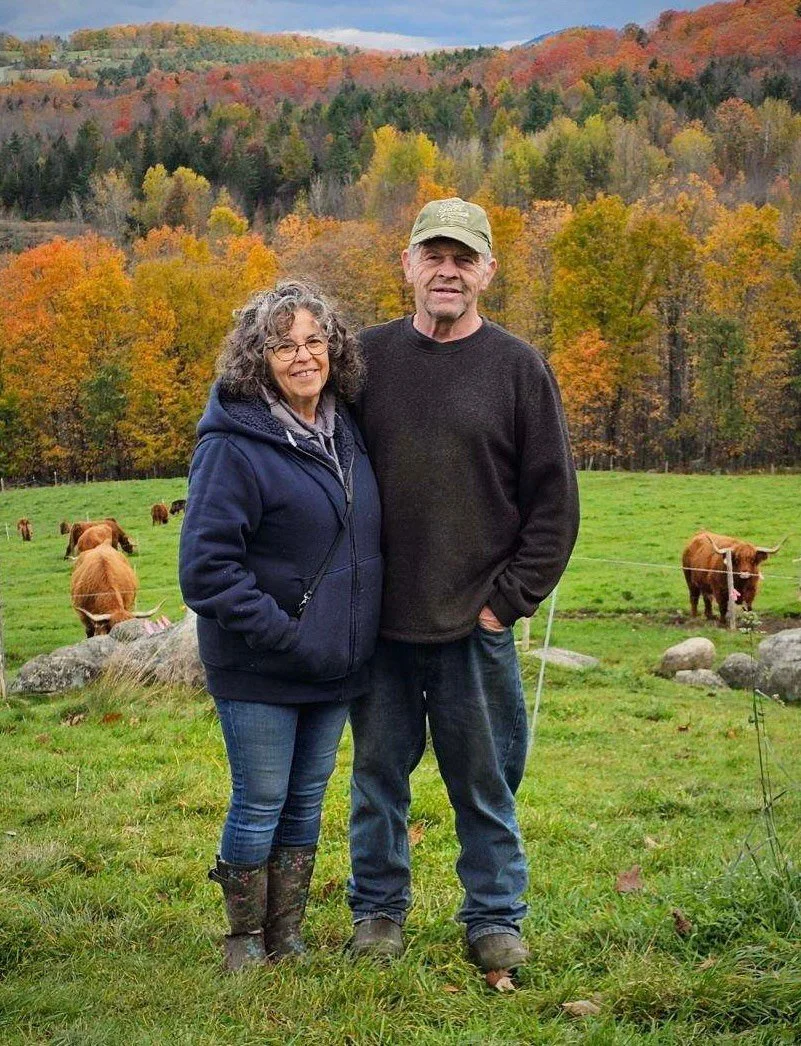 ✨WINTER VENDOR SPOTLIGHT! ✨ 
21 year CCFM veterans, Janet and Ray from Greenfield Highland Beef have spent those 2+ decades building friendships with their customers and sharing their love of the unique and ancient breed of cattle that sets their far