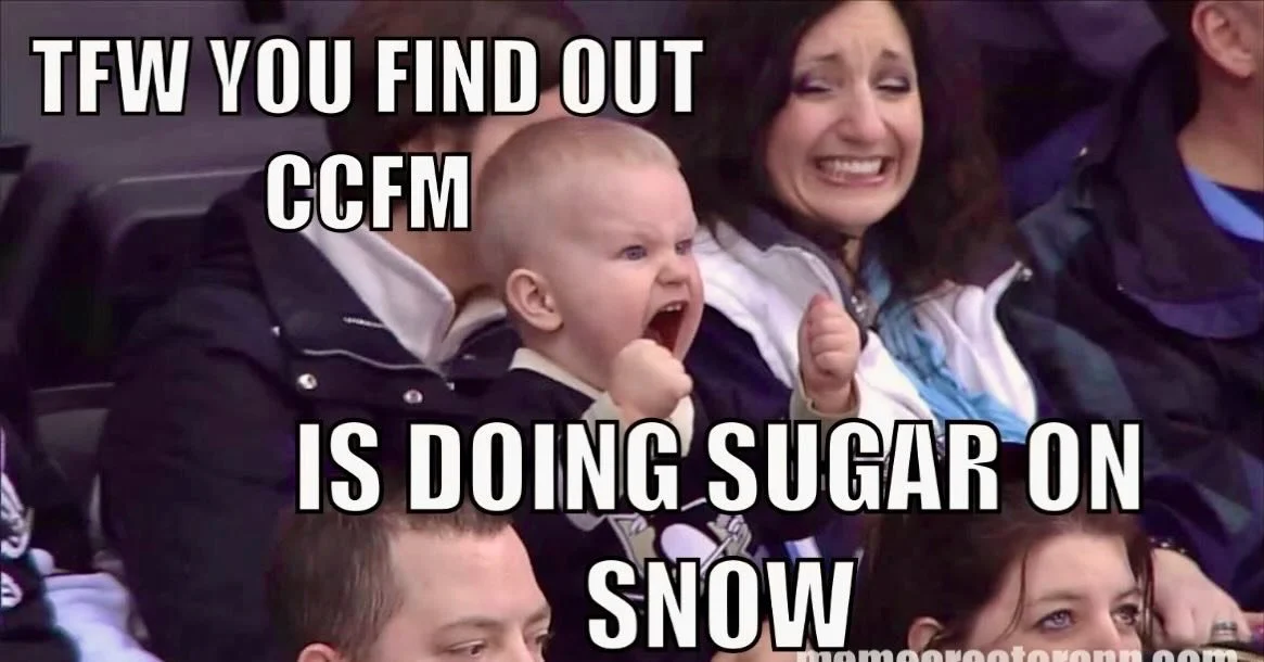 There&rsquo;s plenty of reasons to have a little treat right now! Please join us at CCFM&rsquo;s next Winter Market, Saturday March 7th, for a Sugar on Snow party! 

We&rsquo;ll put on some dance music and enjoy:

🍩 Fresh doughnuts from @Peg&rsquo;s