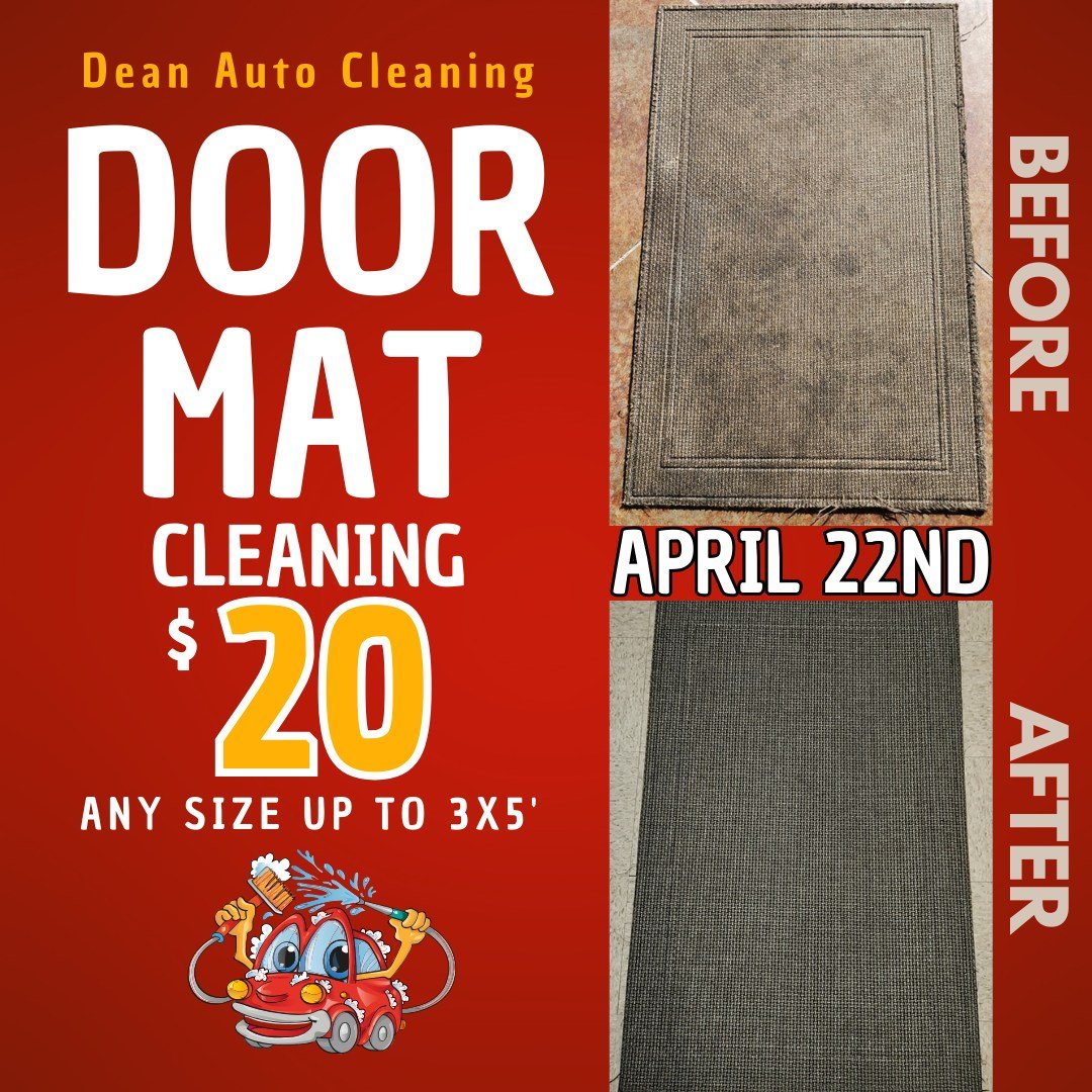 🗣CALLING ALL PACIFIC BUSINESSES⚠️

Door Mat Monday is coming back April 22nd. Sign up below:
deanautocleaning.com/door-mat-cleaning