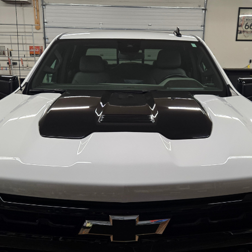 White truck ceramic coated