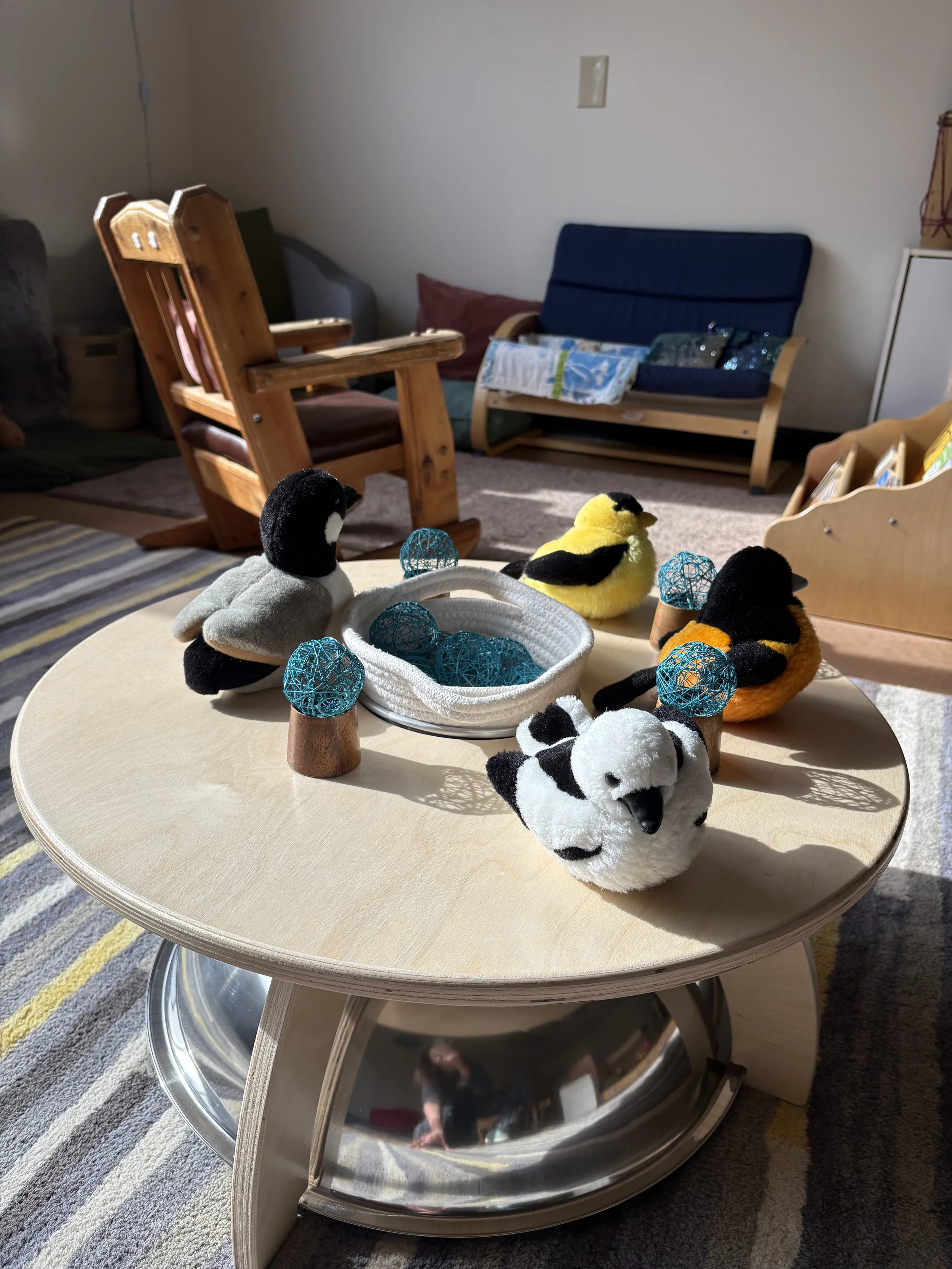 an open invitation in our Toddler space 