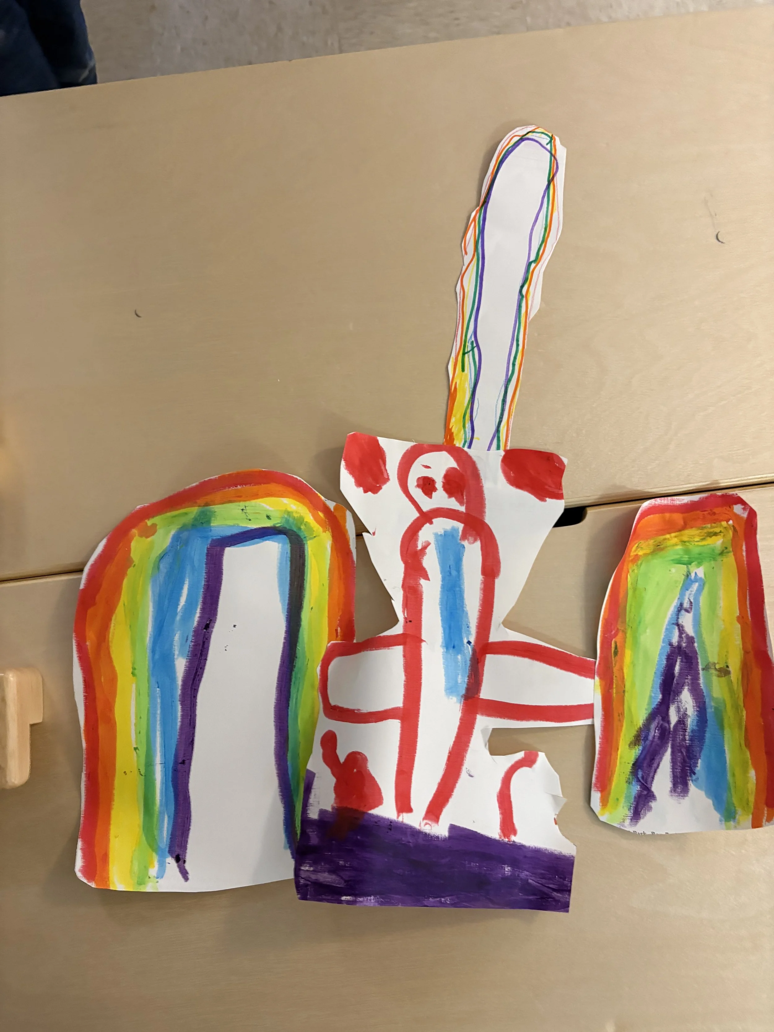 "the rainbow man" -OL age 5y