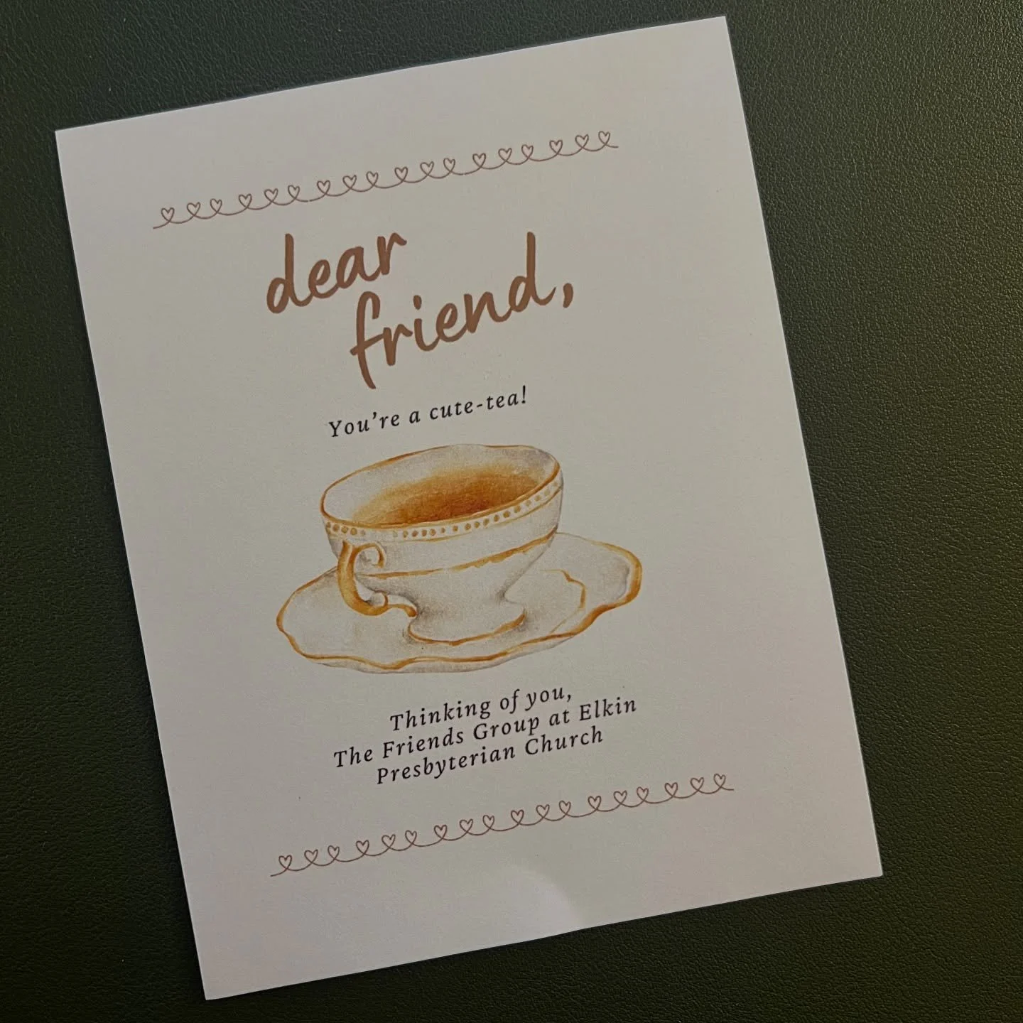 Russian tea coming your way! 🫖

Every month, our amazing Congregational Care Friends team gets together and delivers a special treat to friends in the community.

We&rsquo;re so grateful for their hard work and generous spirit! 🤗