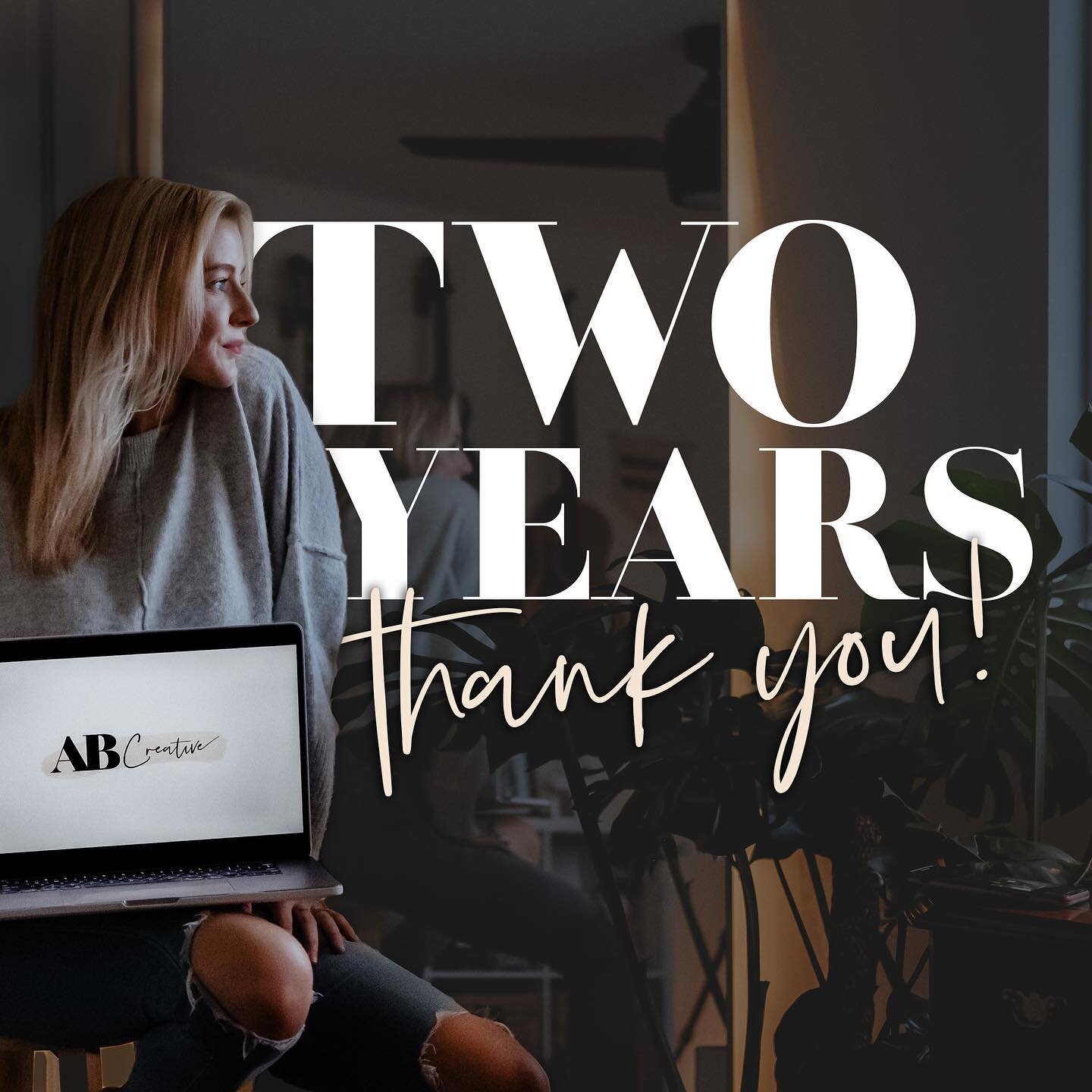 Yesterday marked 2 years since AB Creative officially became a registered LLC! Thank you to all current and past clients, and those who supported the vision of a young creative entrepreneur! Cheers to another incredible year of creative work. 🎉