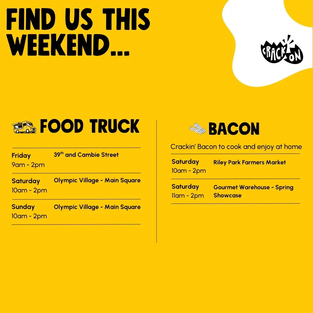 After a wild St. Patrick&rsquo;s week, we&rsquo;re rolling into the weekend a little battered&hellip; but still standing. 🍀💛

You&rsquo;ll find us at these locations this weekend, with only a few Chicken Fillet Rolls left in the tank &mdash; so if 