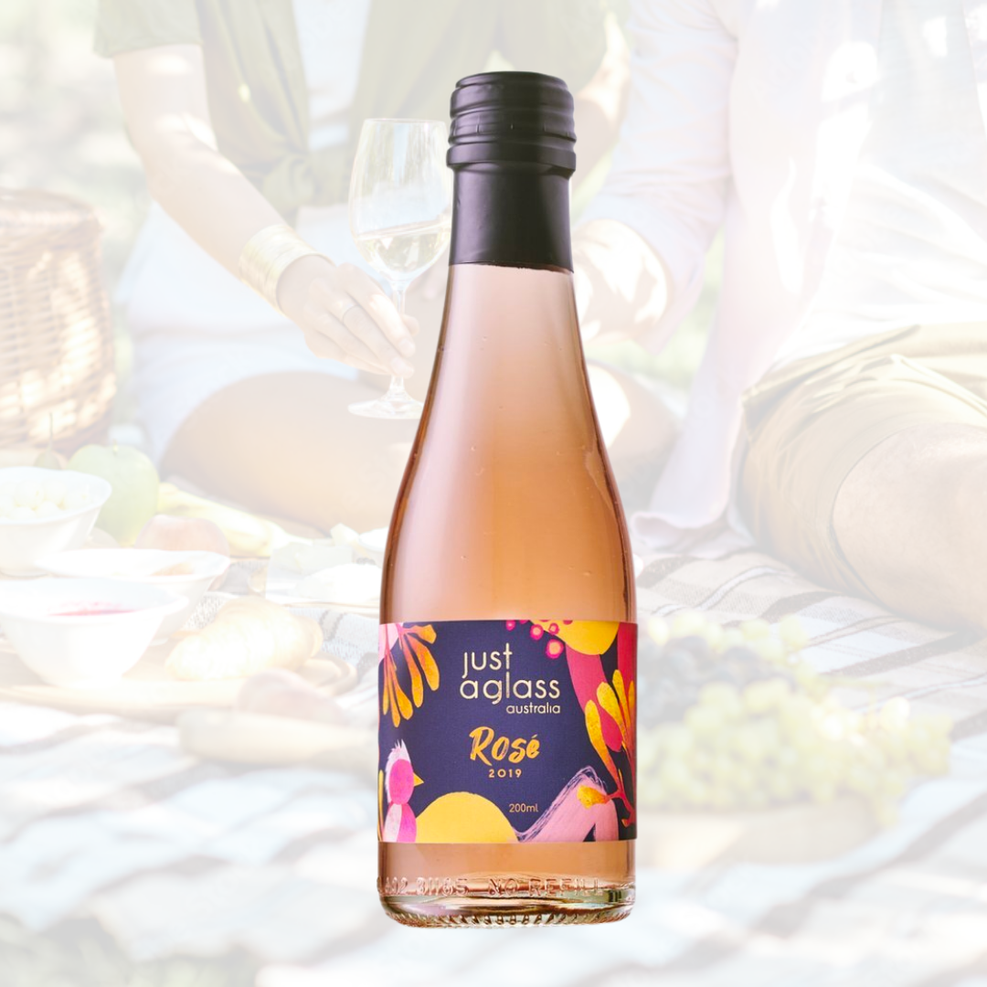 ROSÉ wine - JUST A GLASS positive feeds sustainable  gift hampers.png
