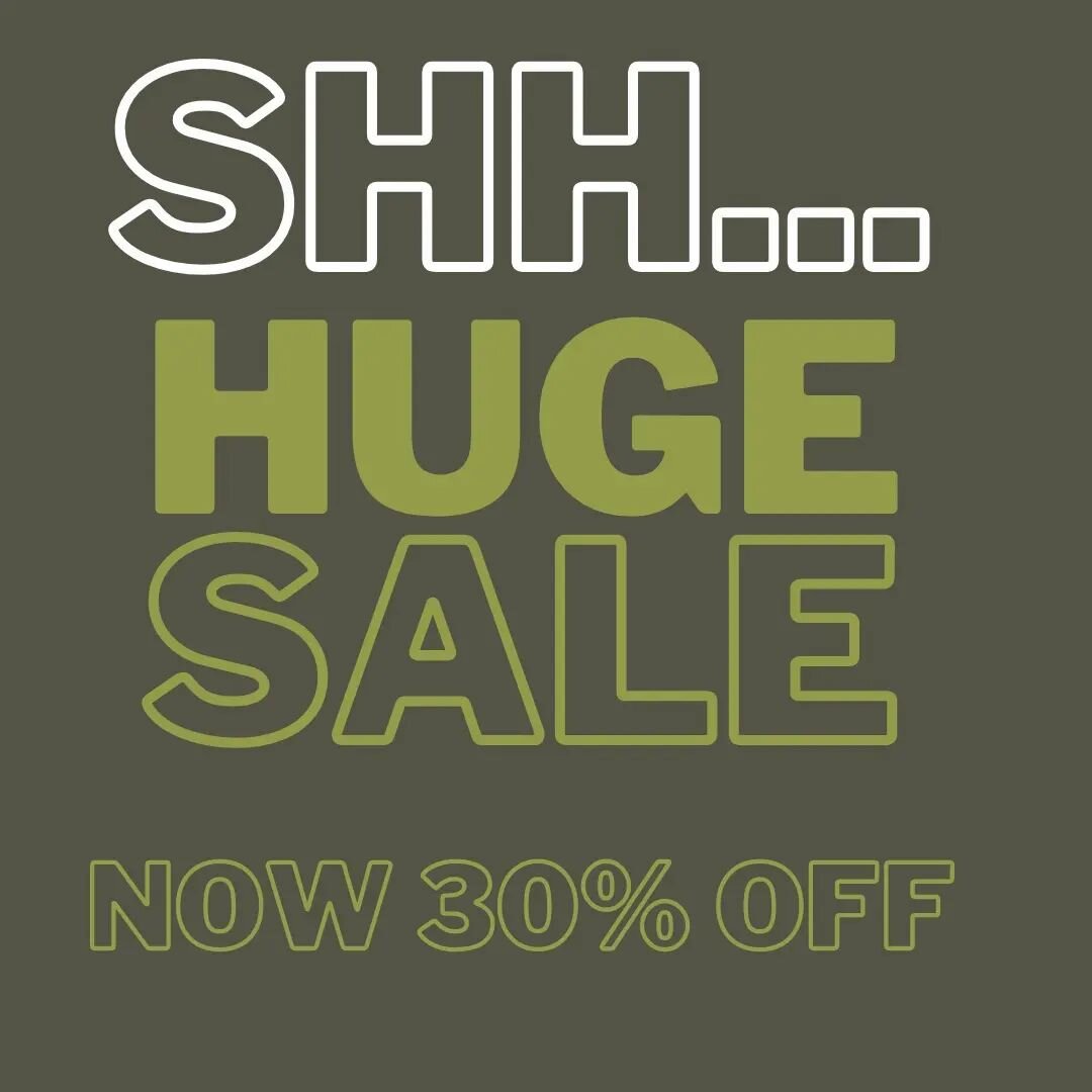 SHHH... don't tell your friends... get in quick and get all your shopping done for Christmas! 🤣🤪🎄

NOW.... 30% OFF most of the amazing stock left in the store....some exclusions apply.

We all need some savings and some delicious products right no