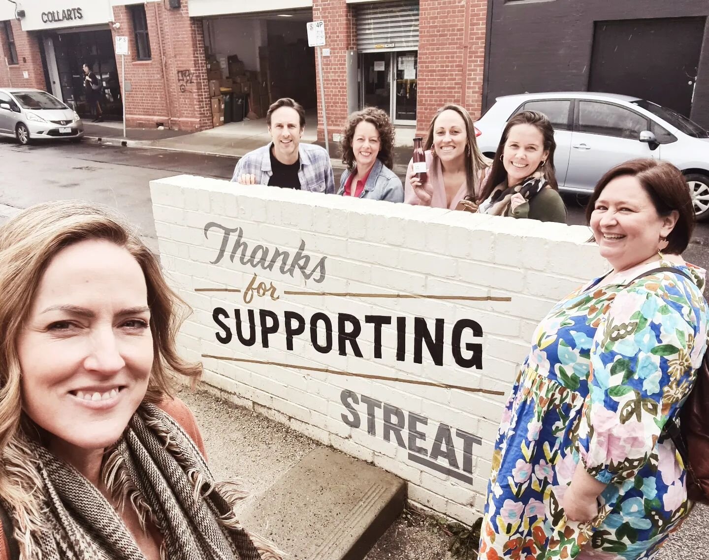 Lovely lunch with some of our most charitable Producers from the @_positive_feeds_ community. How lucky are we to have met so many beautiful bright people during such dark days...life is funny that way.

Lunch at @streatmelbourne was the perfect choi