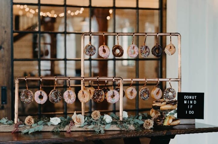 All you need is Love &amp; Donuts! And who doesn't love donuts?
We have 1 tier, 2 tier, and 3 tier copper donut holders. 
🍩
🍩
Photography  @hailiwise
Venue  @thebarnatriverbend
Floral  @paiges.petals
Rentals  @supplyevent
🍩
🍩
#kc #kcwedding #kans