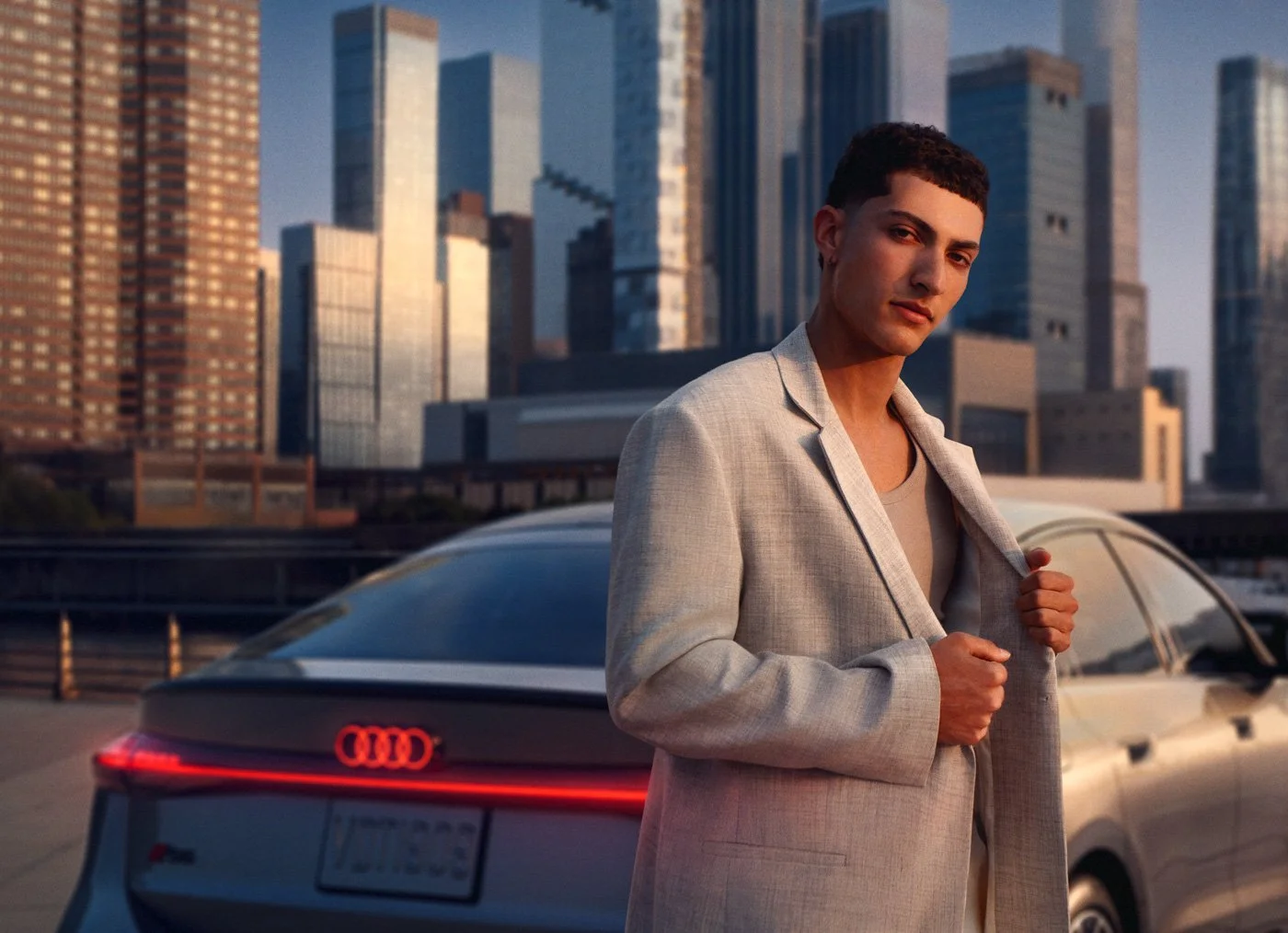 Luxury automotive CGI campaign, combining real-life photography and CGI integration for high-end brand storytelling.