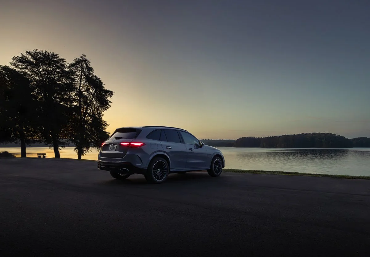 Luxury automotive SUV photography of the Mercedes-Benz GLC 350e, created for advertising agencies and global automotive brands.