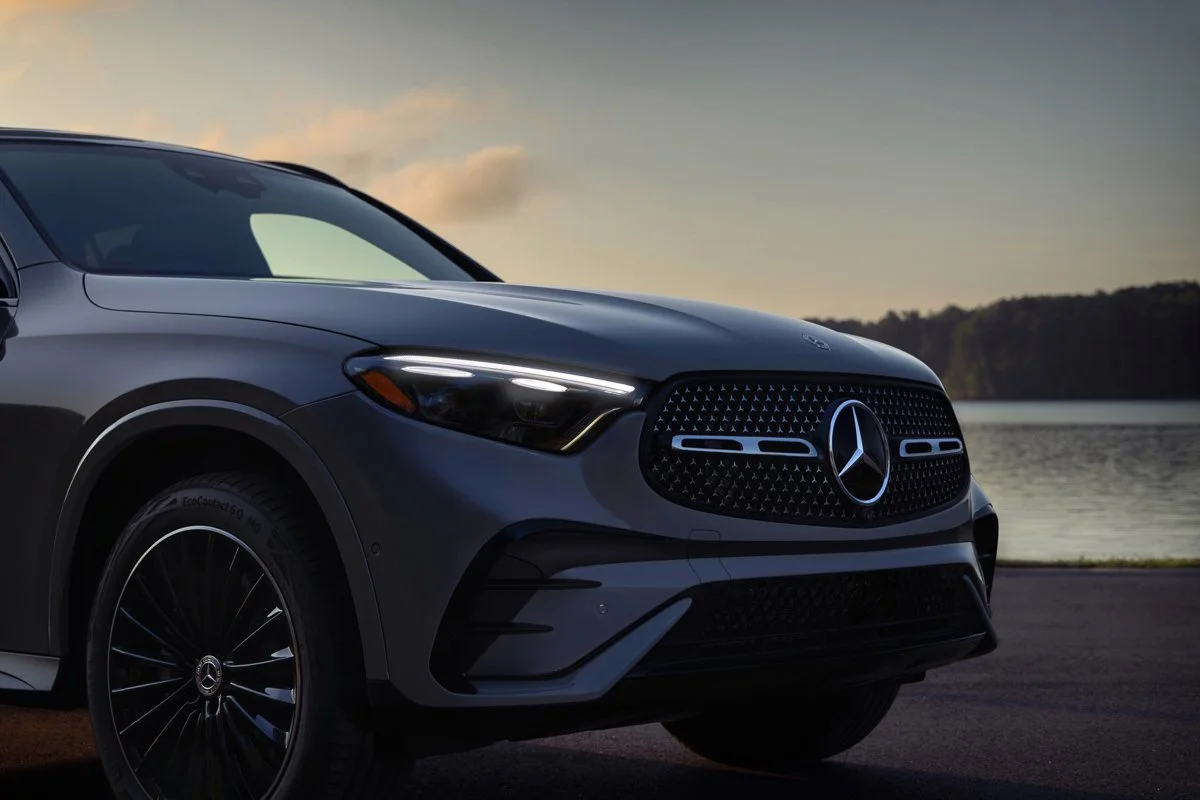Mercedes-Benz GLC 350e campaign stills photographed by David Masemore for luxury SUV advertising campaigns.