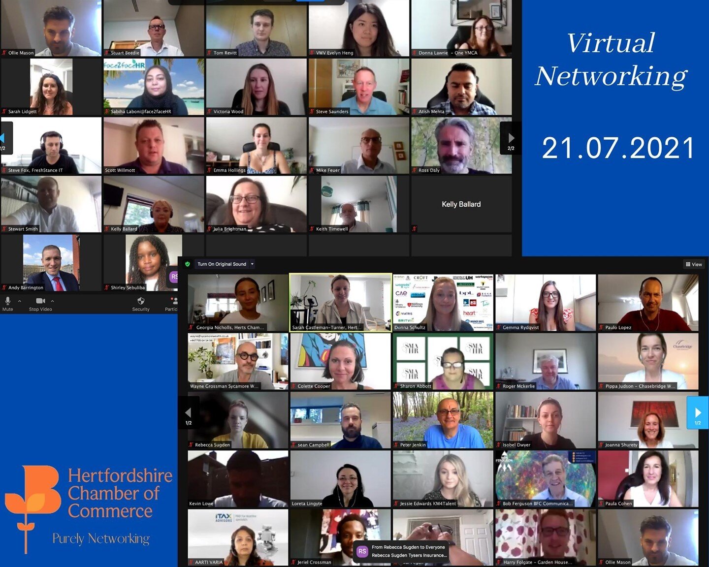 It was so lovely to see everyone in our #Virtual #Networking yesterday!
We can't wait to meet you all again alongside our neighbours @BedsChamberInfo &amp; @cambschamber on 18th August! https://bit.ly/3rpPUe2