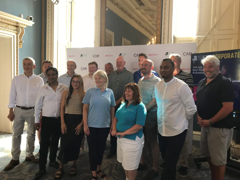 Briege with the Patrons.jpg