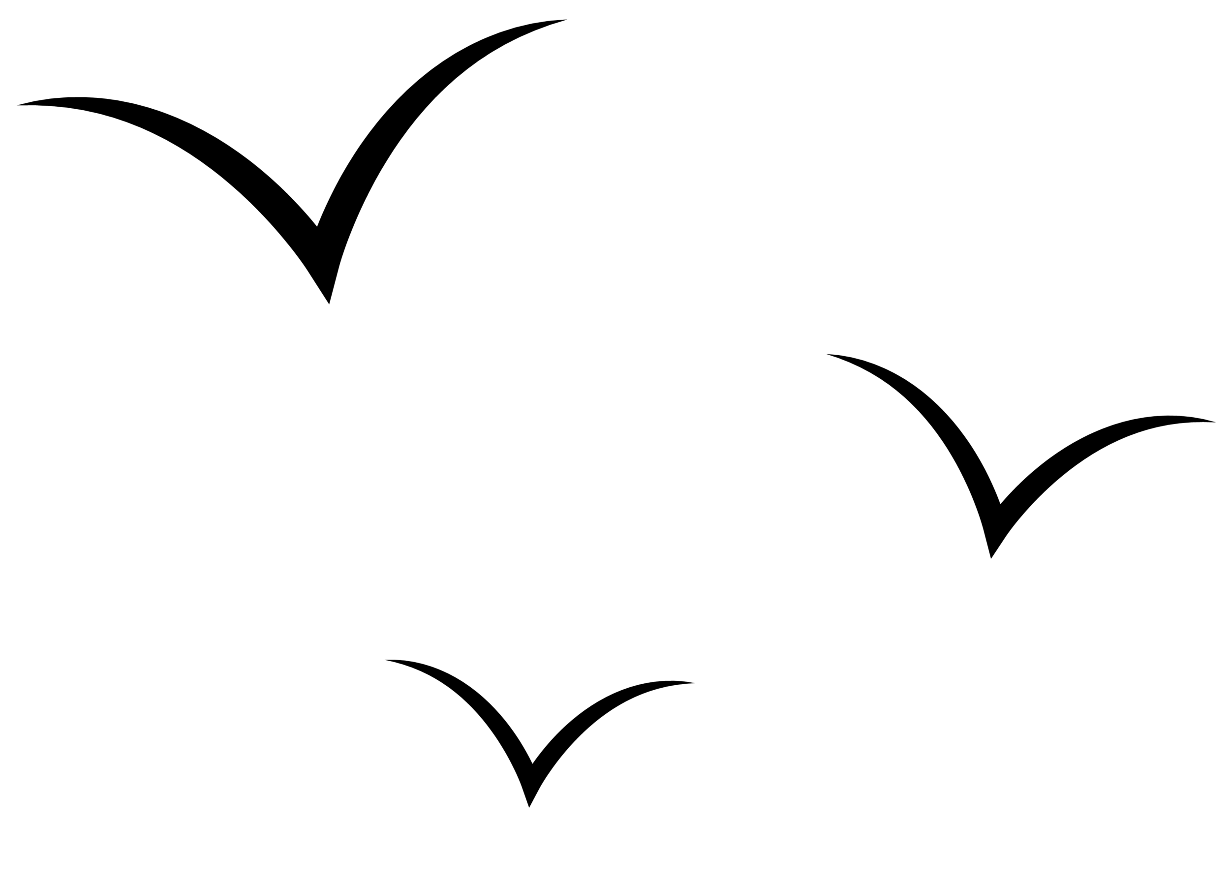An illustration of three envelopes on a yellow background.
