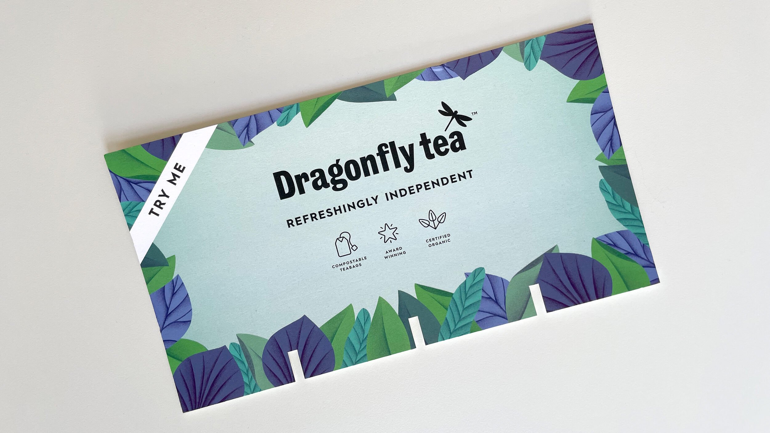 From transport to tasting: dual-purpose packaging for Dragonfly Tea