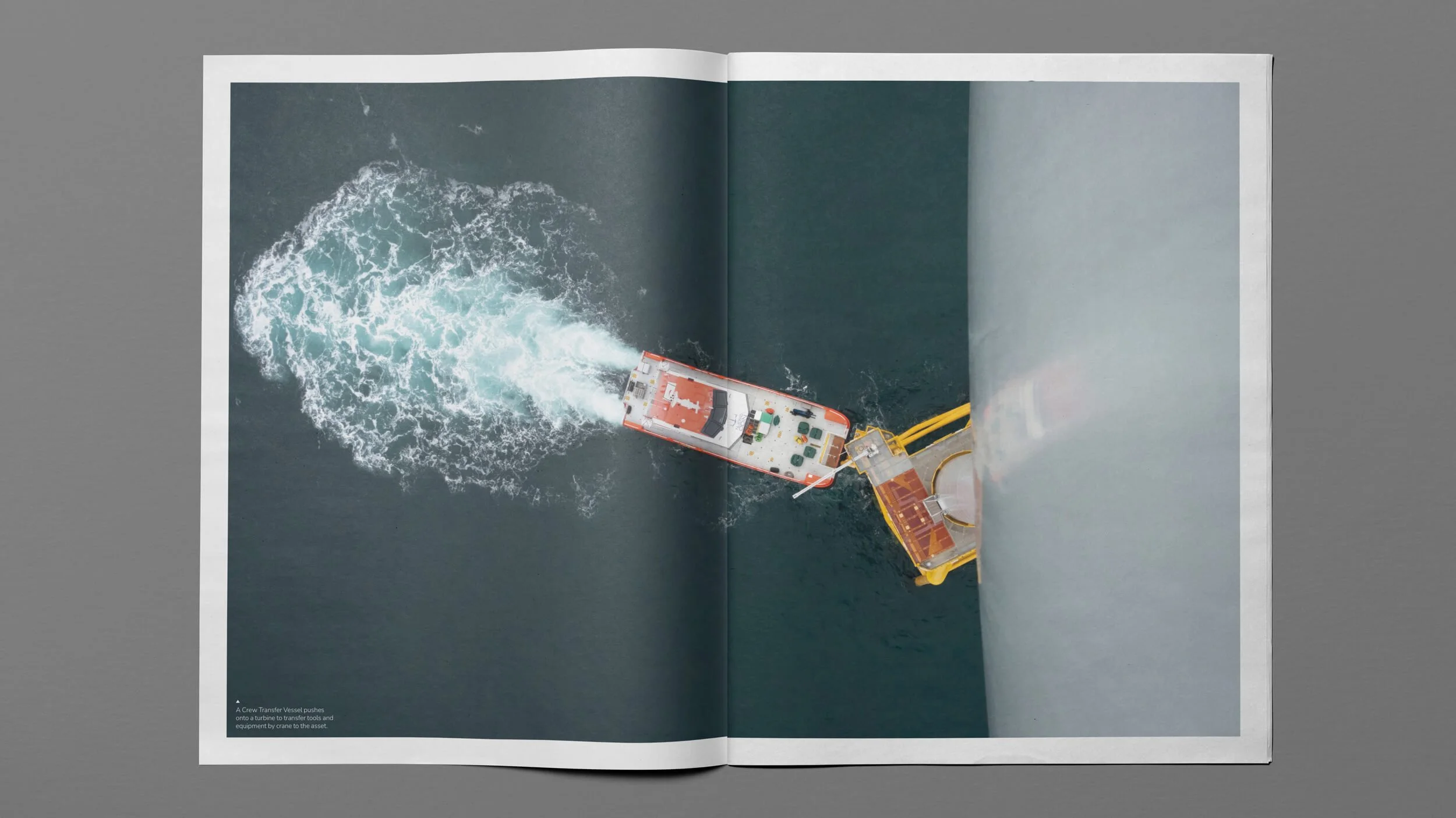 An open spread of a newspaper portfolio.
