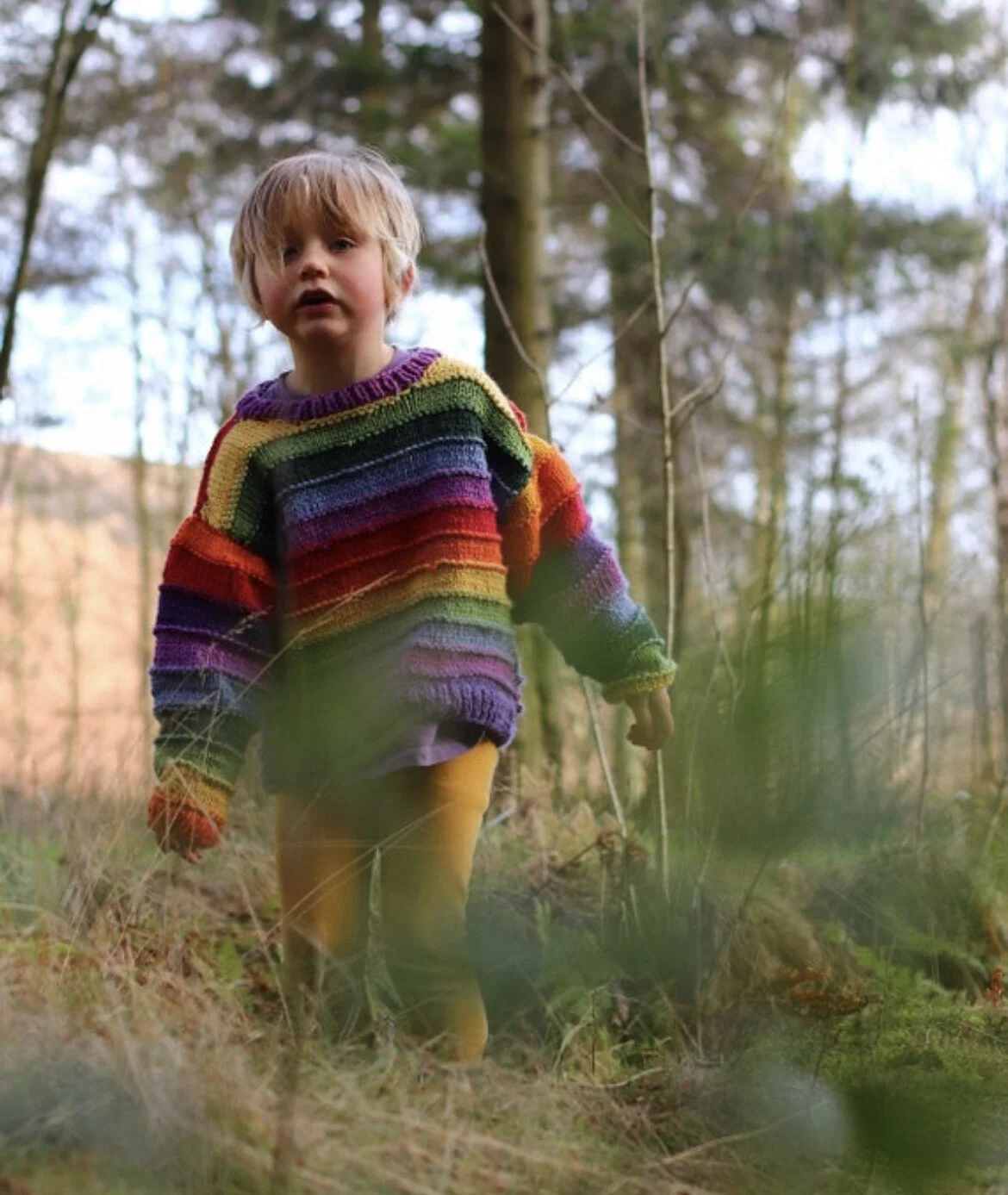Chunky rainbow sweater best sale