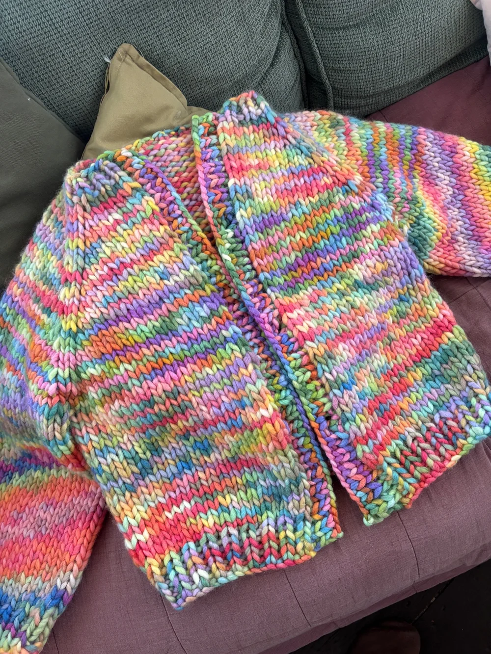 The Simple Comfort Cardigan - PDF knitting pattern — Knit Folk
