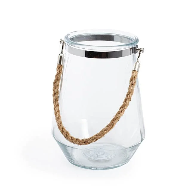 5103072.  Glass Elva Hurricane Vase Rope Handle Clear (16cmDx22cmH.jpg