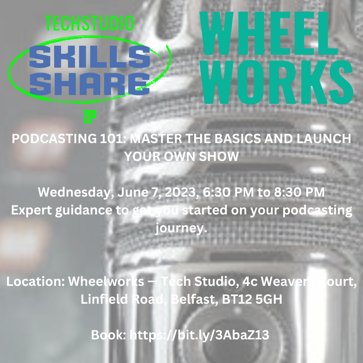 TRAINING WORKSHOP: PODCASTING 101, MASTER THE BASICS AND LAUNCH YOUR OWN SHOW