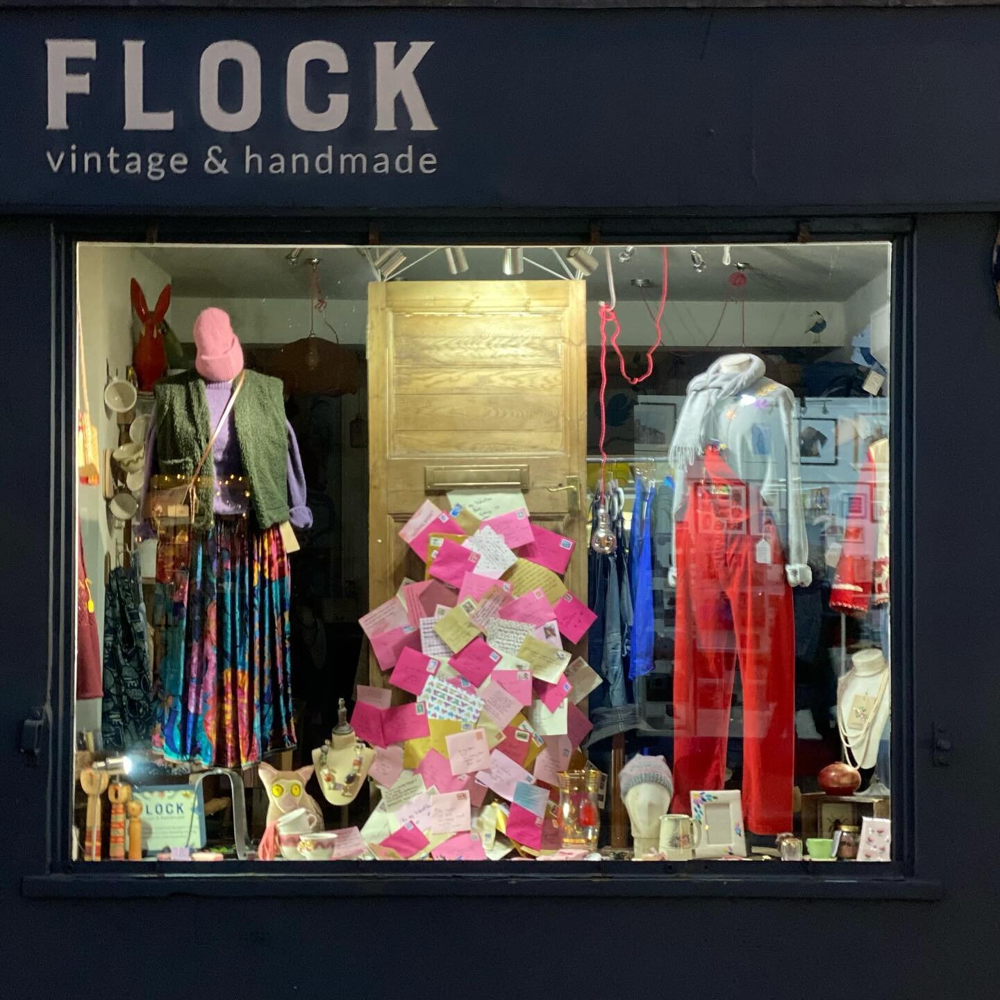 &lsquo;Love letters straight from your heart&rsquo;&hellip;
We are feeling the love here at Flock with our Valentines window 🩷

We have lots of lovely new stock in store from all our makers and collectors including some special treats for your valen