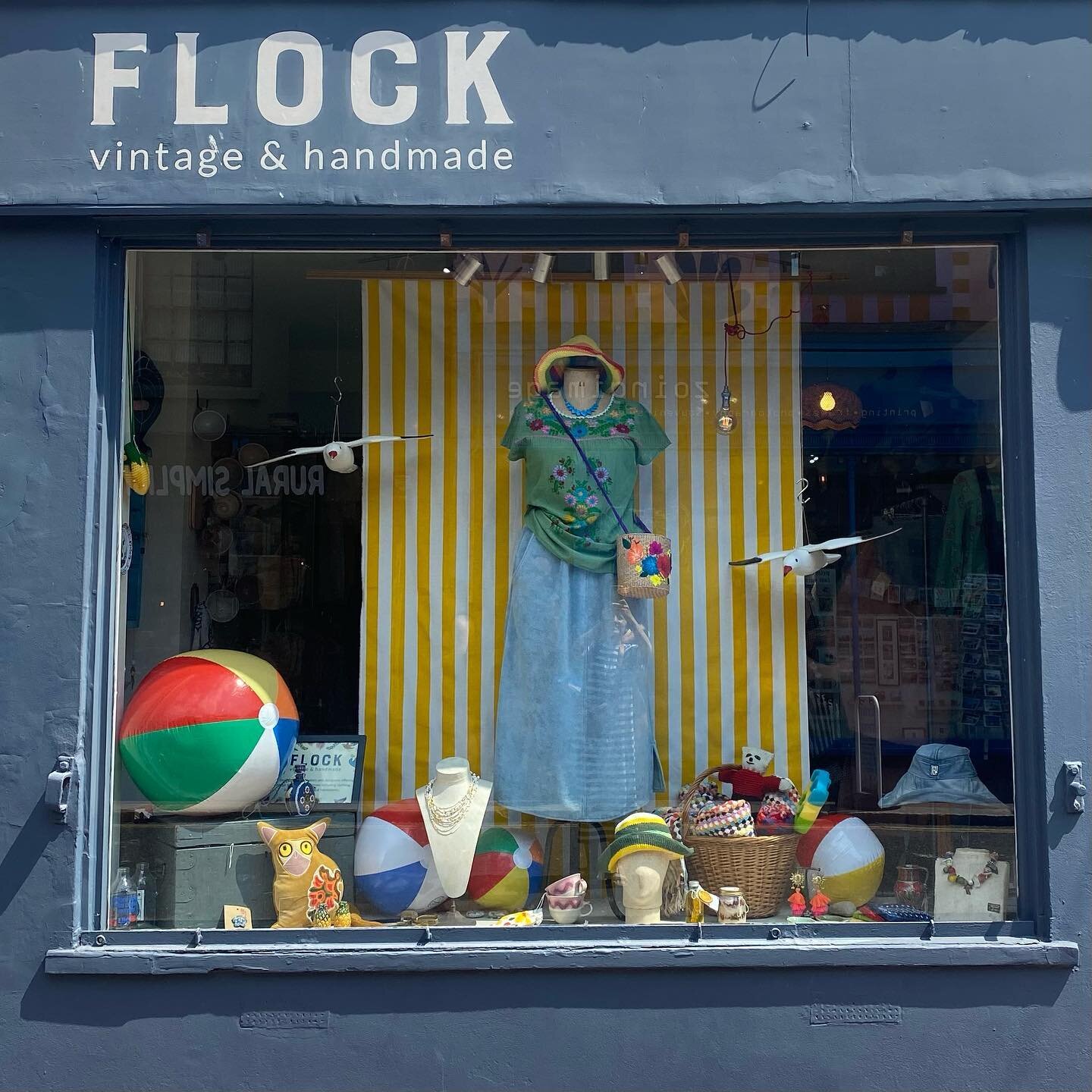 Hot in the city! 🌞
Check out our new summer window featuring lots of fabulous items from all our makers and collectors.