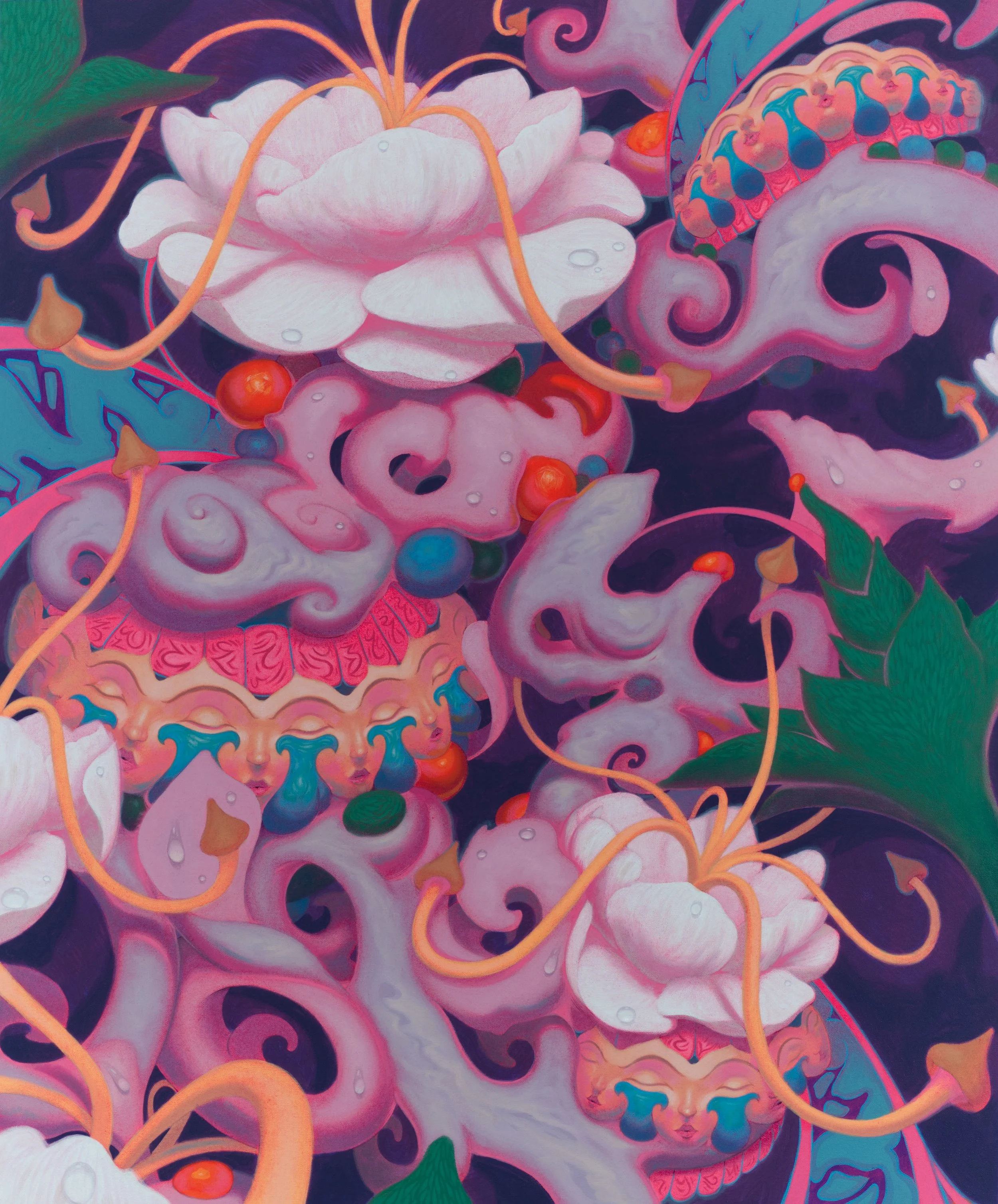 Gaia's Promise, acrylic on canvas, 81 x 102 cm