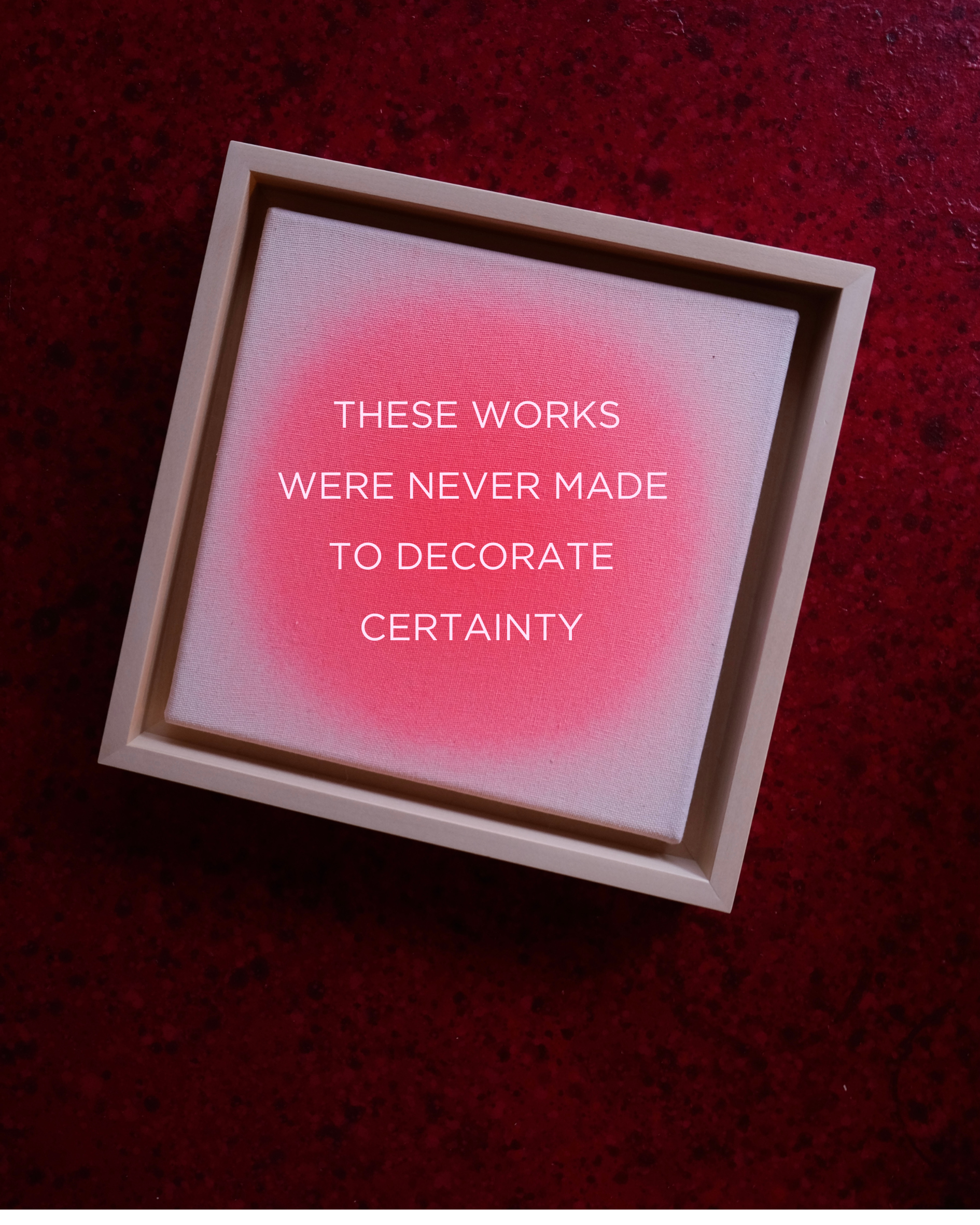 ESSAY - a reflection on instability, belonging, and the need to create meaning beyond certainty