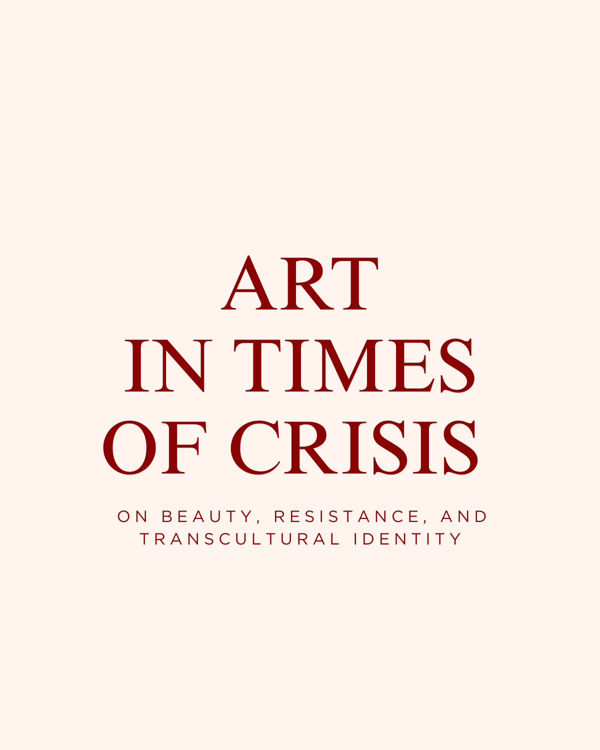 ESSAY - a family in search for a language beyond confrontation
