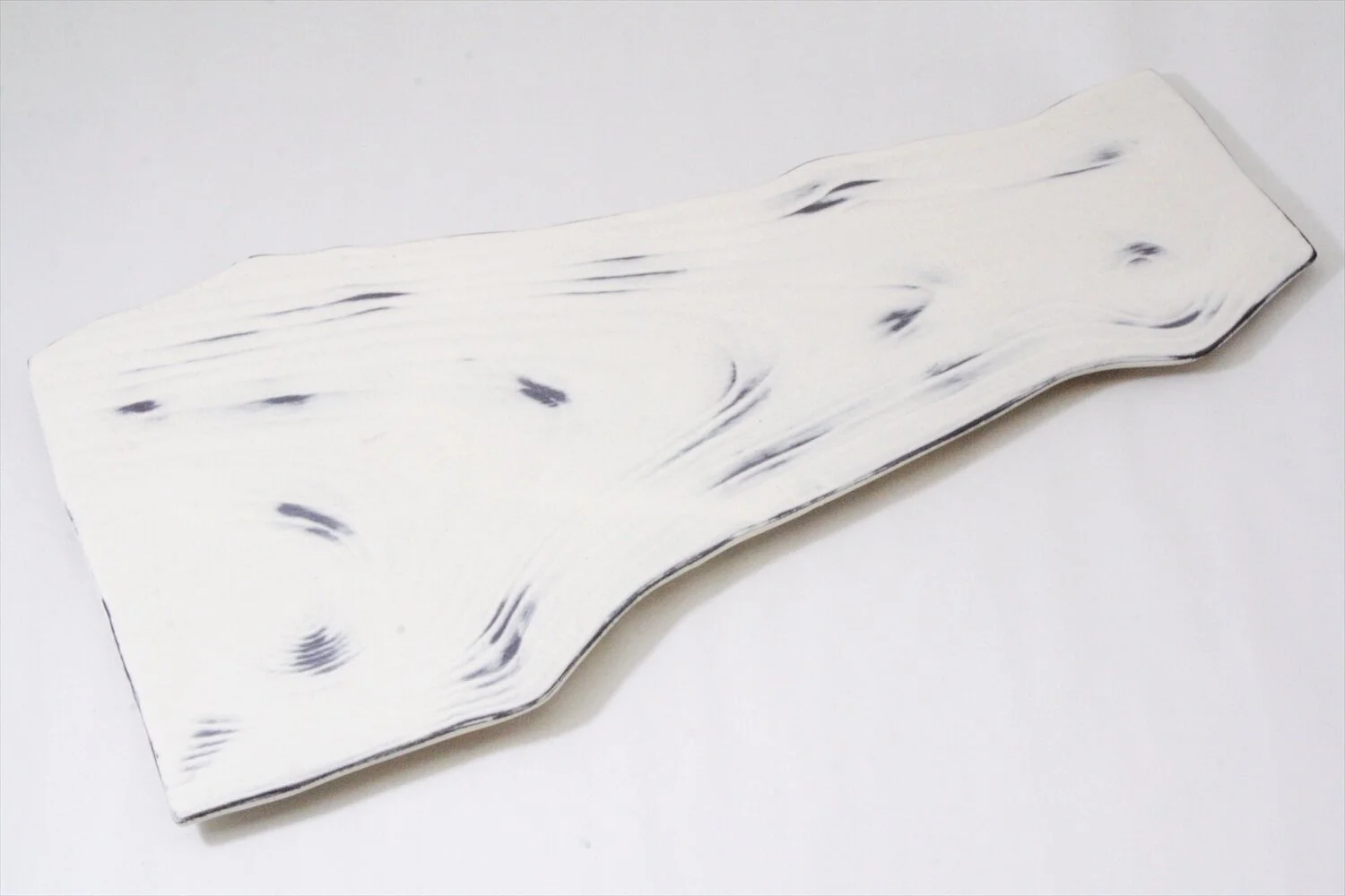 118-5261 White woodgrain flat plate