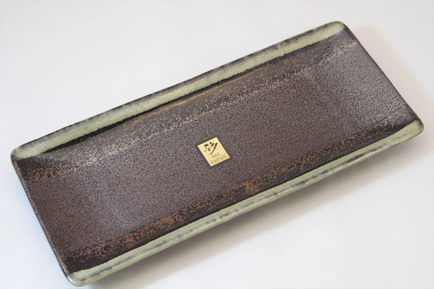 178-3525 Grey and brown sanma plate