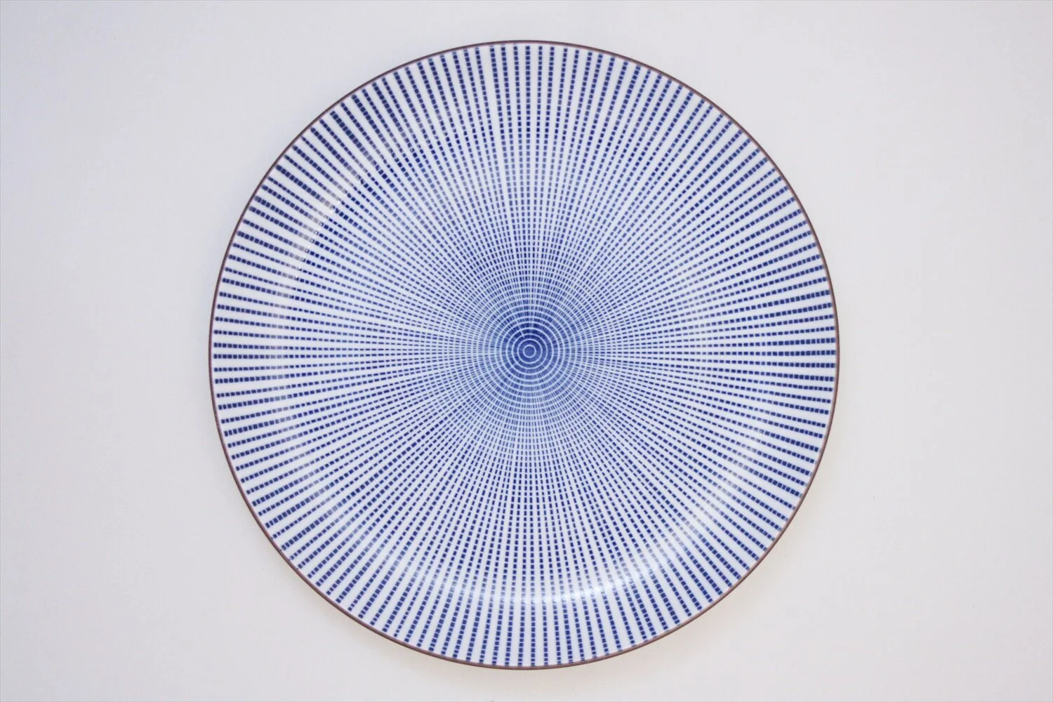 128-0107 Sendan Tokusa dinner plate 25cm