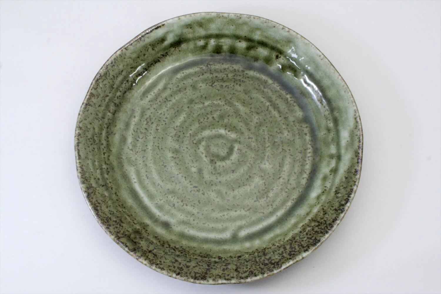 128-5728 Green dinner plate 24cm